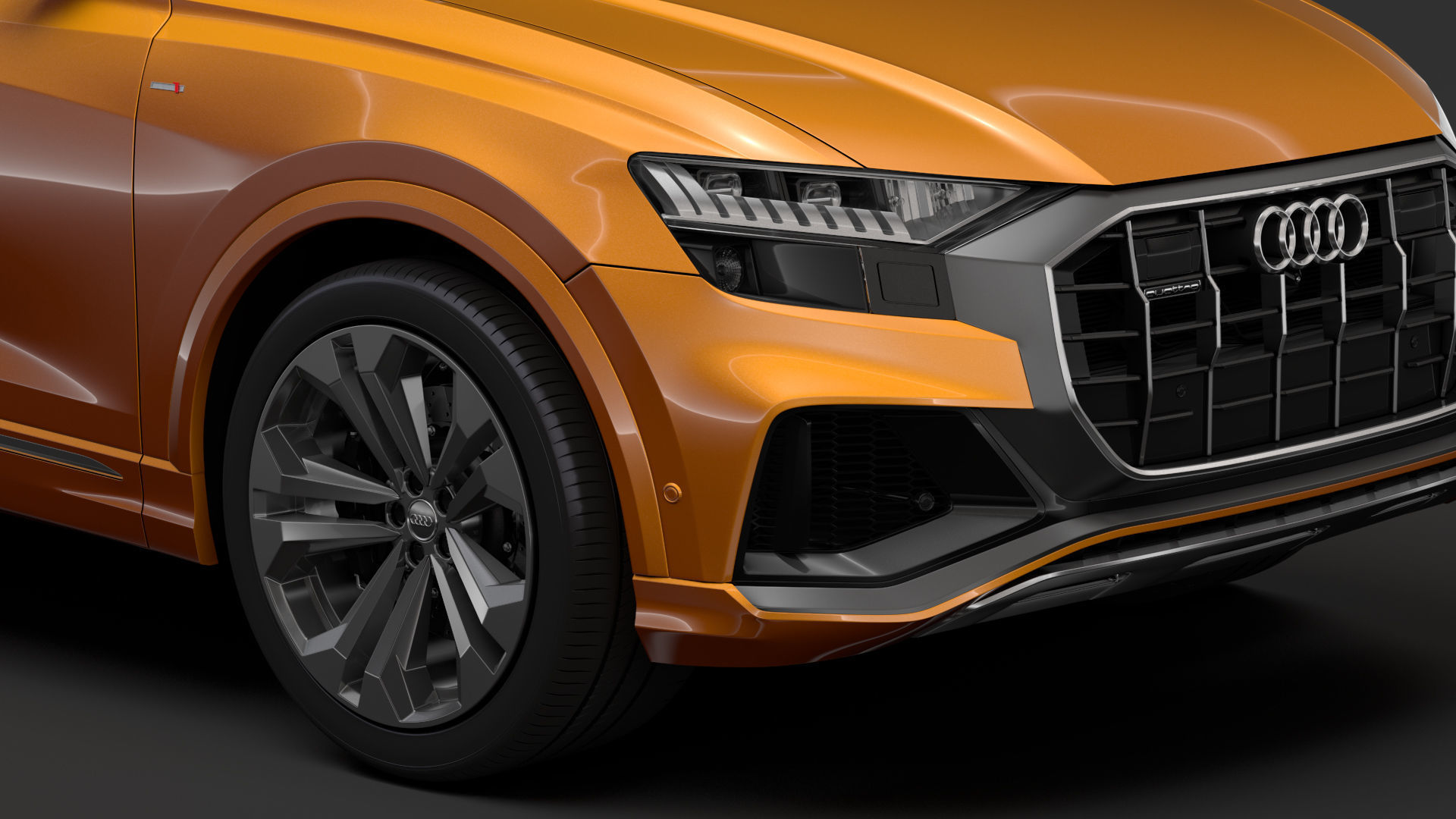Audi Q8 50 TDI quattro S line 2020 3D model_5