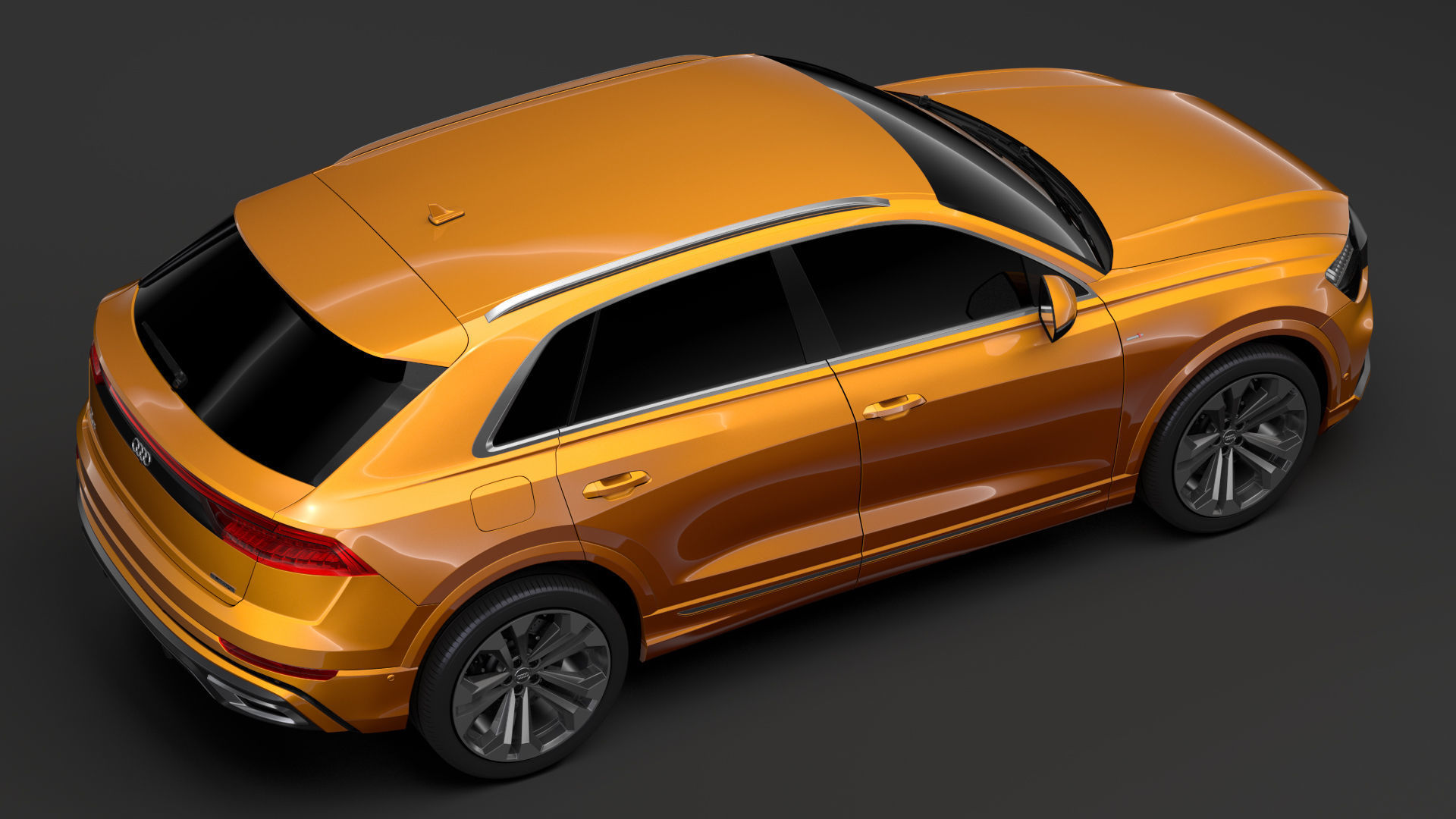 Audi Q8 50 TDI quattro S line 2020 3D model_9