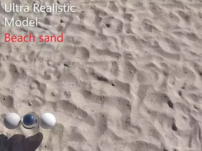 Beach Sand  Scan 3D model