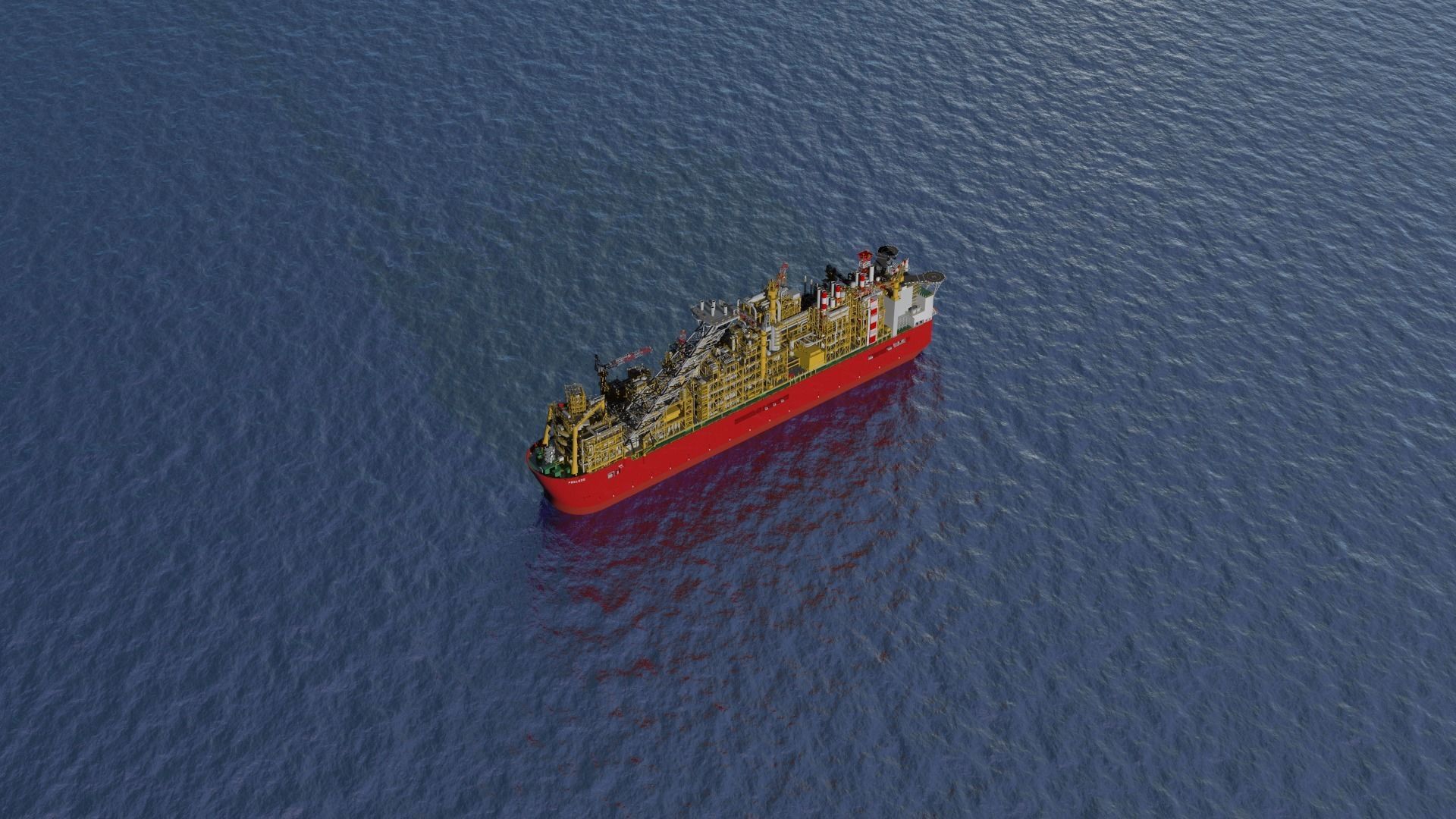 Shell prelude FLNG        3D model_4