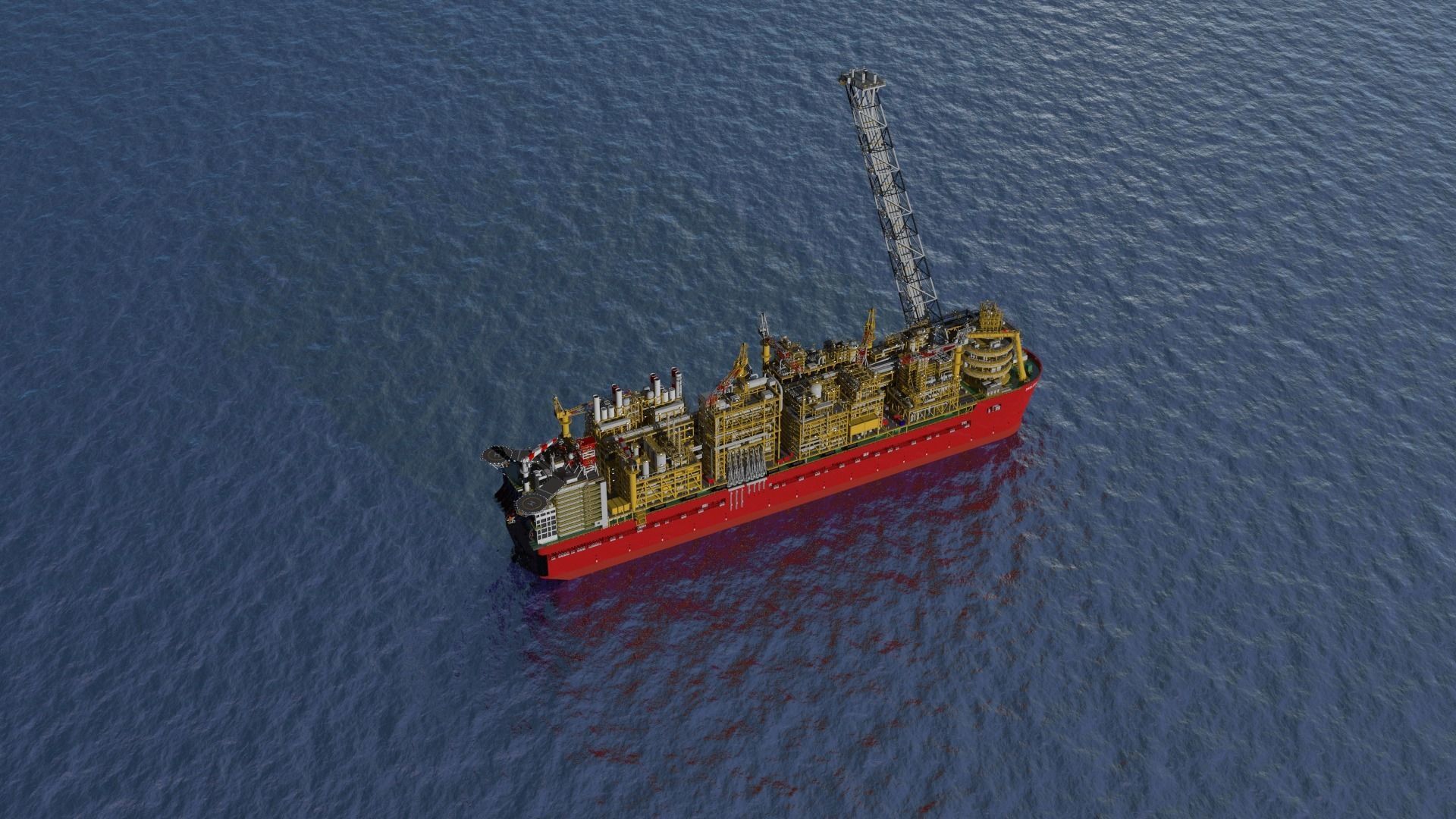 Shell prelude FLNG        3D model_5