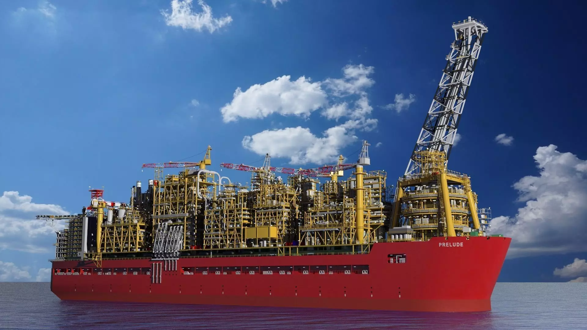 Shell prelude FLNG        3D model_0