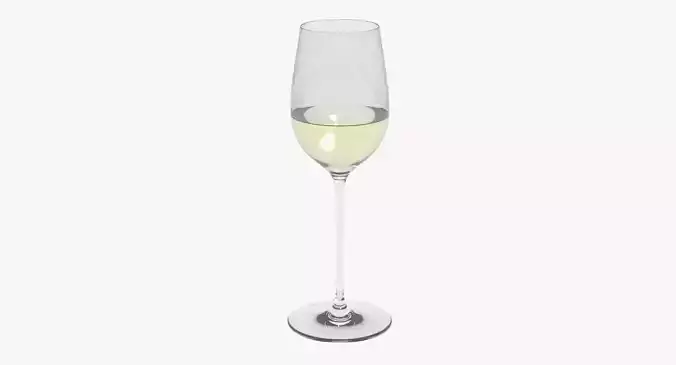 Glass Riedel Superleggero Viognier With Wine