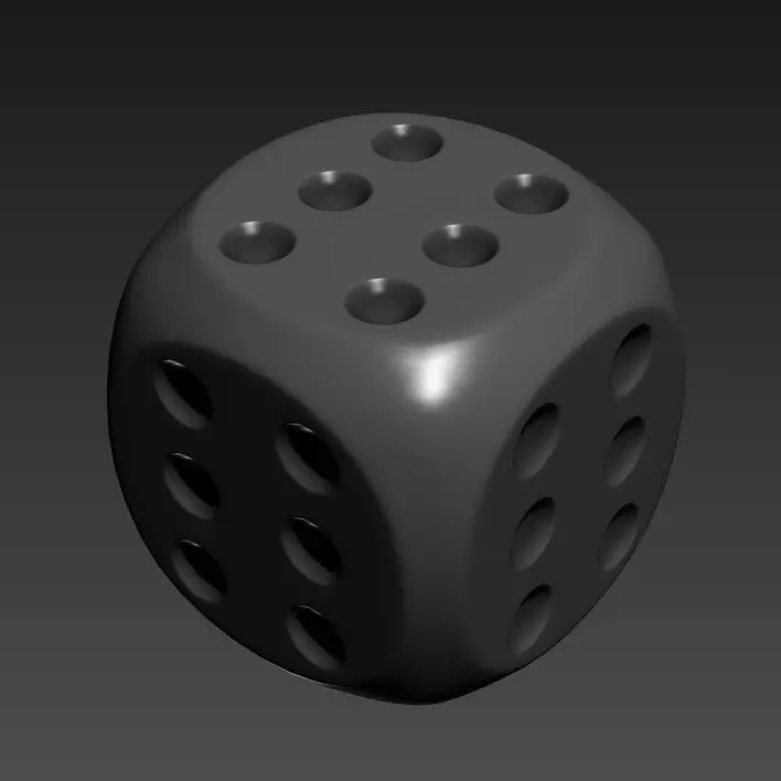 Lucky Dice 3D print model_0