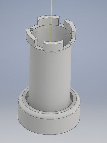 Rook chess piece Free 3D print model