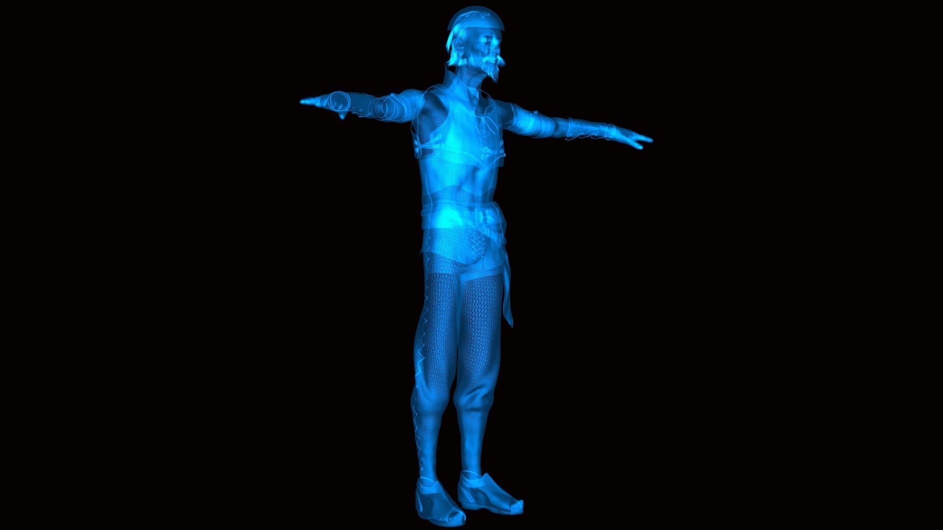 Don Quijote De La Mancha 3D model_2