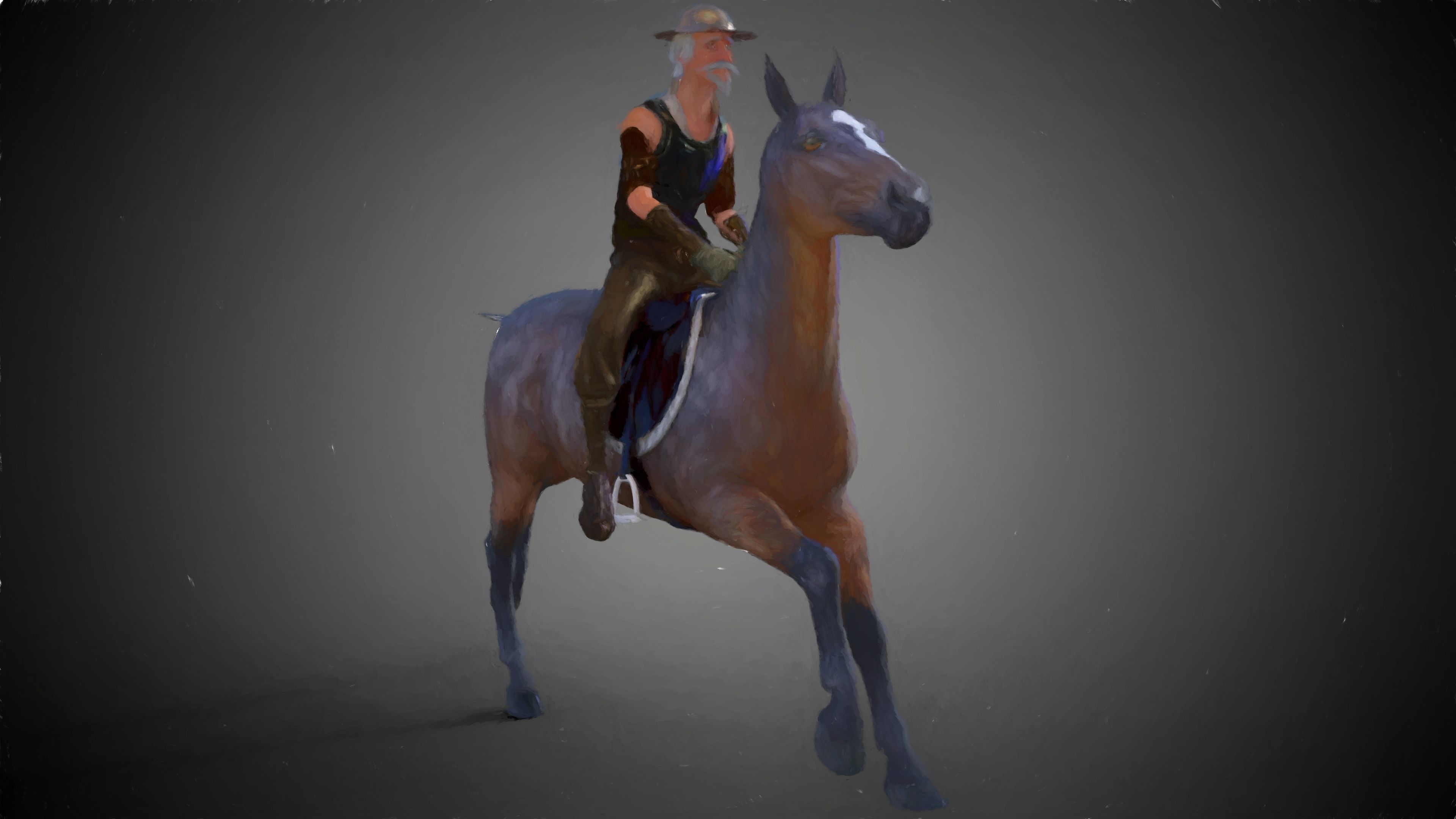 Don Quijote De La Mancha 3D model_13