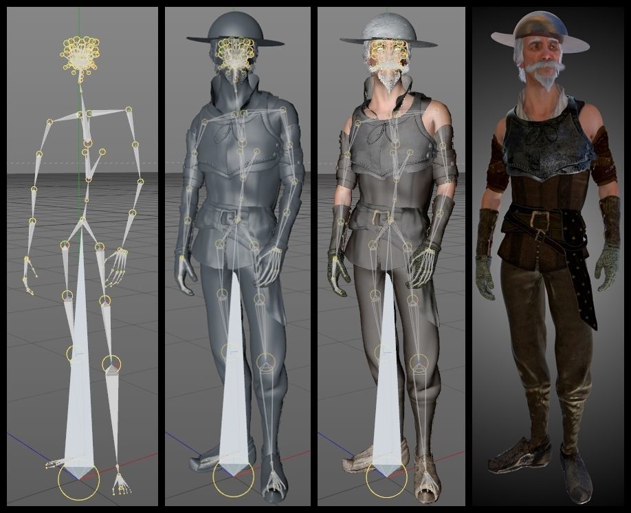 Don Quijote De La Mancha 3D model_10