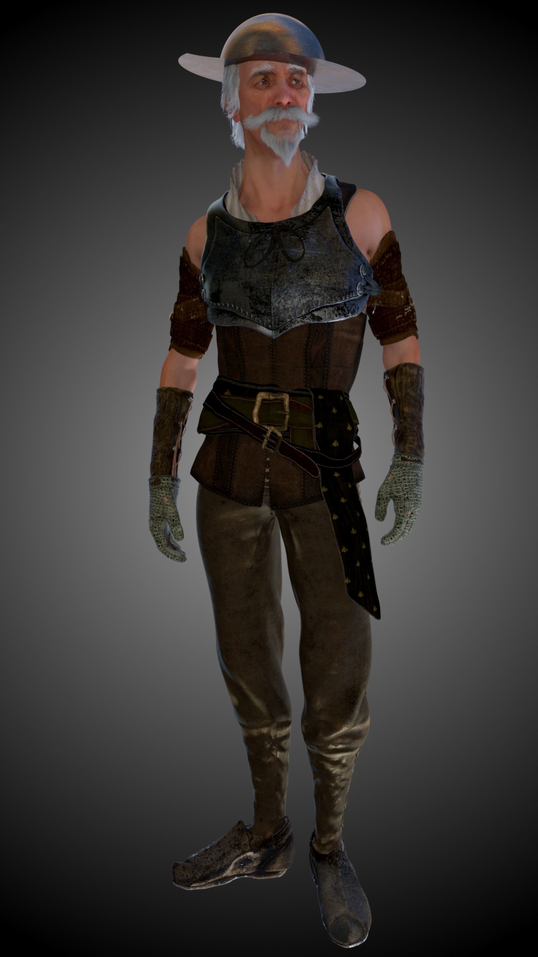 Don Quijote De La Mancha 3D model_11