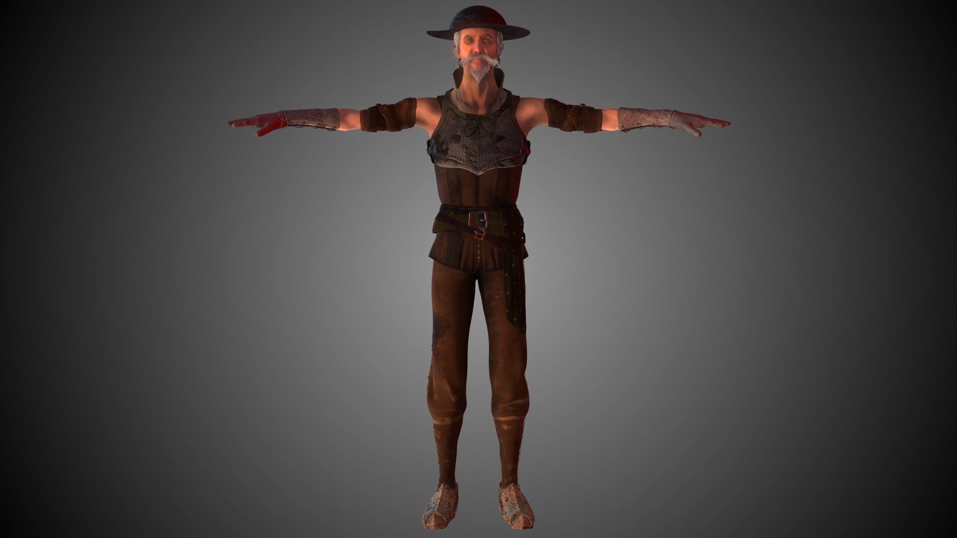 Don Quijote De La Mancha 3D model_6