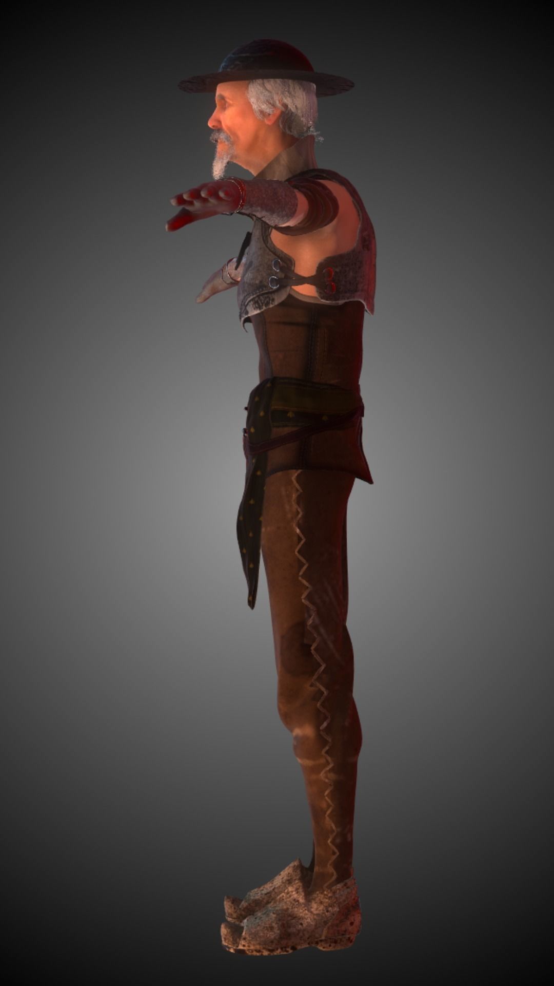 Don Quijote De La Mancha 3D model_7