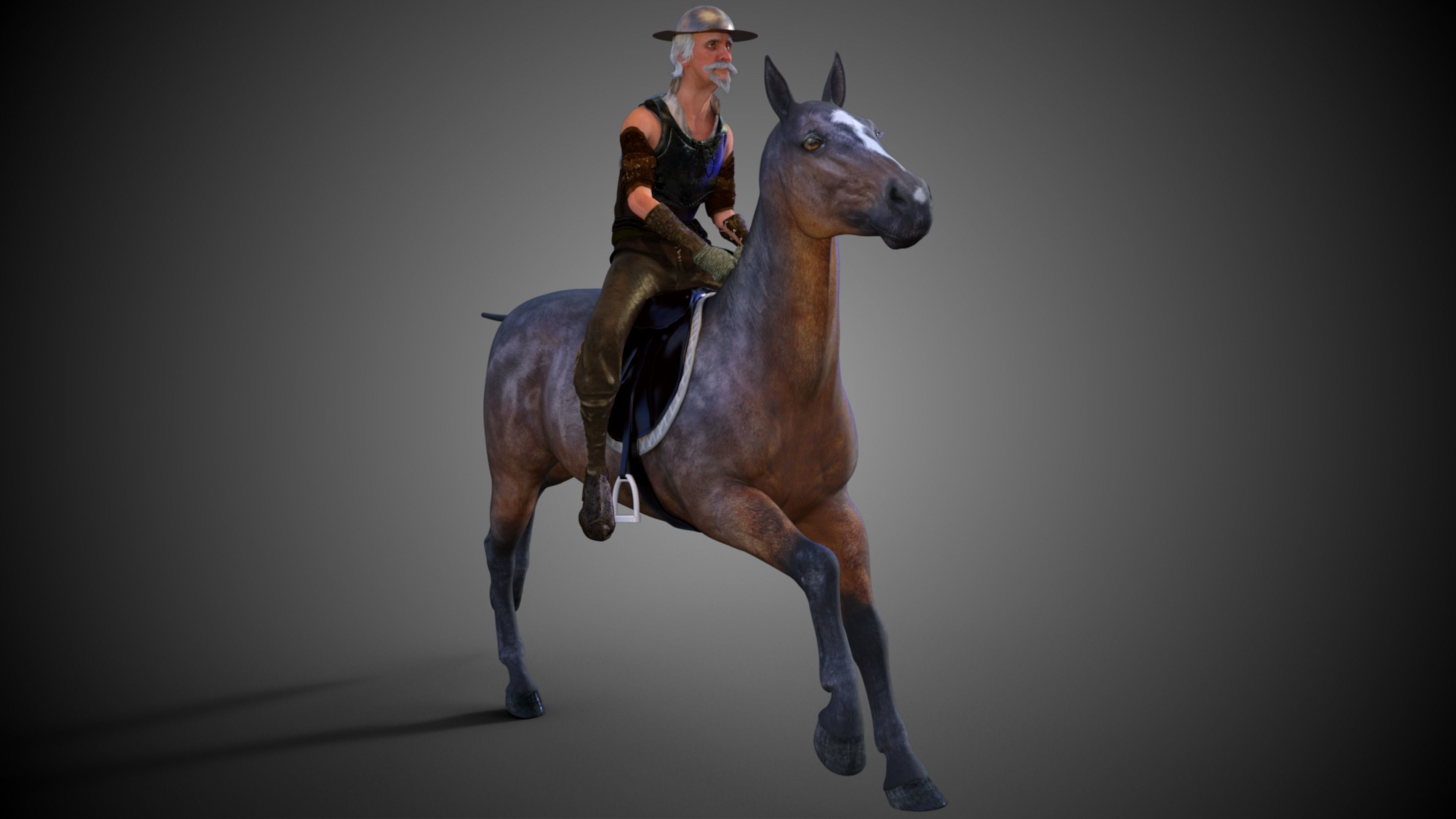 Don Quijote De La Mancha 3D model_12