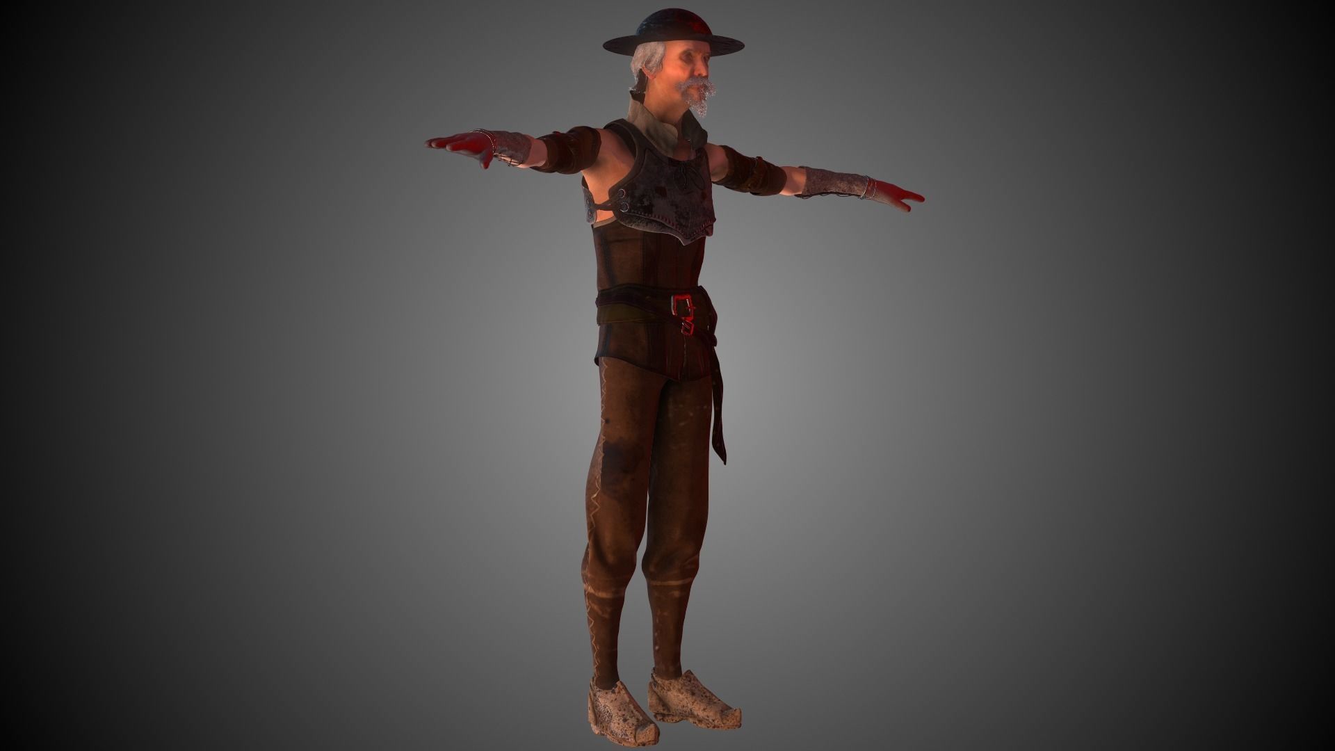 Don Quijote De La Mancha 3D model_5