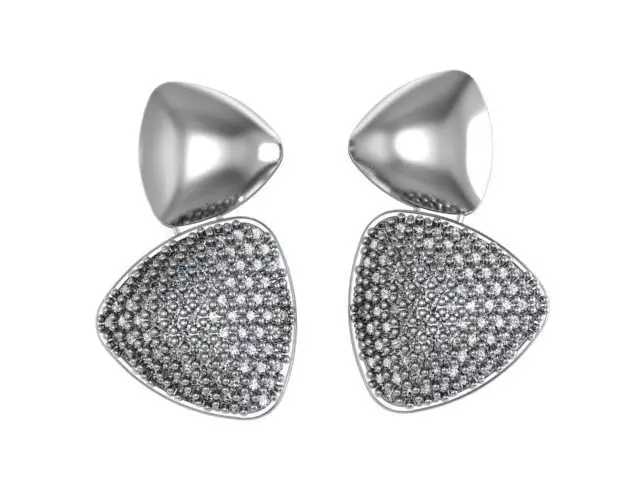 Earrings Symmetry set 3D print model