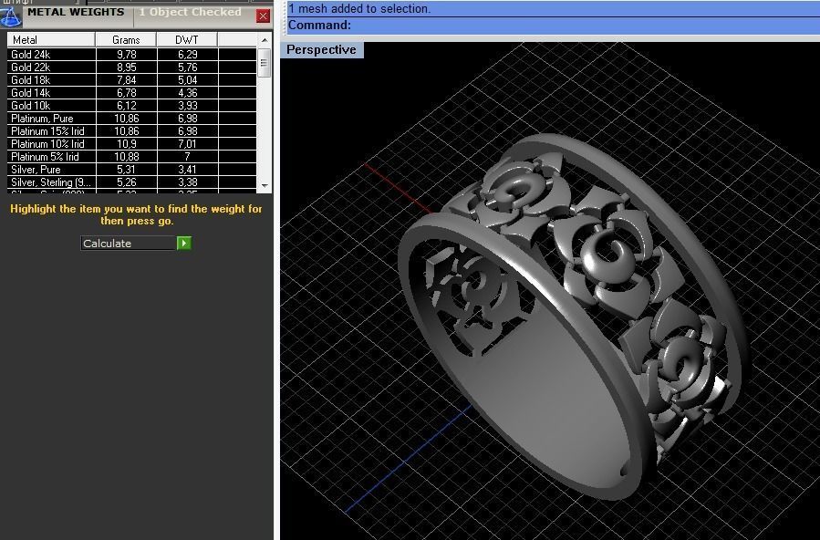 Ring cut out set 3D print model_1