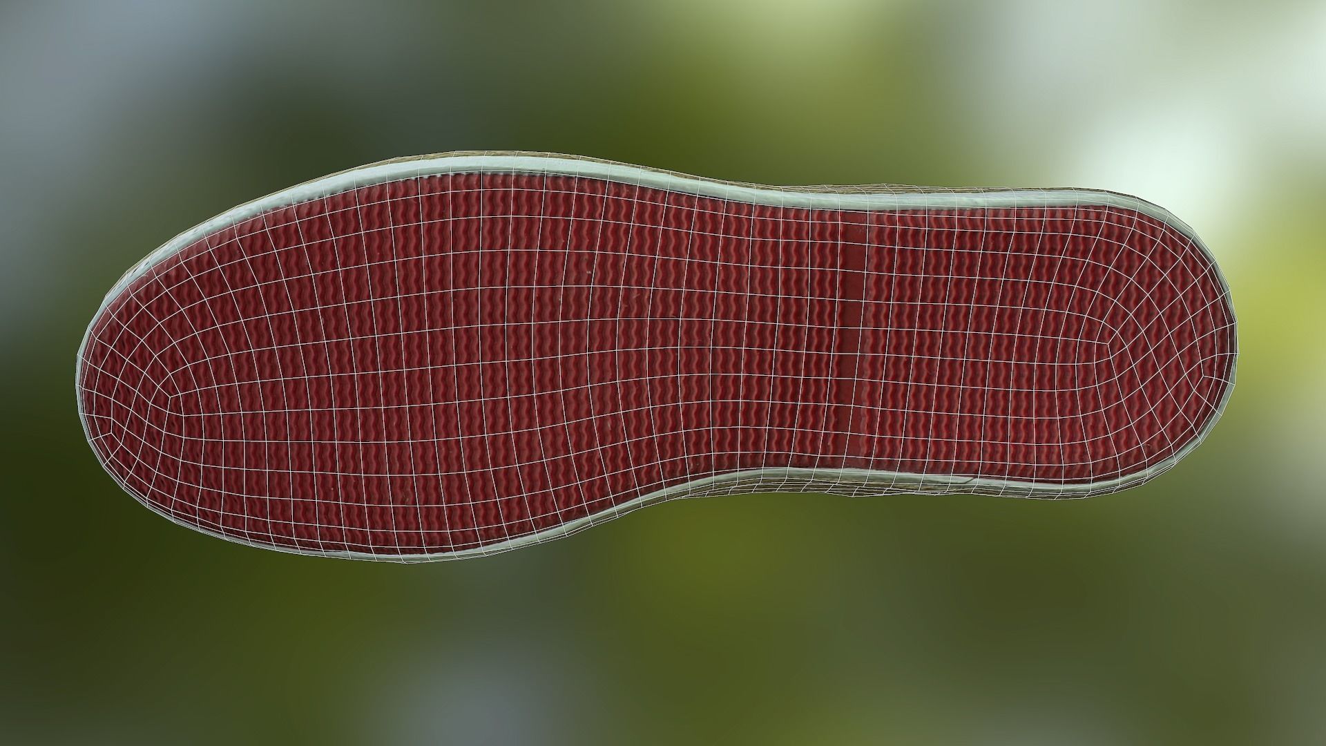 Shoes pair of sneakers Low-poly 3D model_8