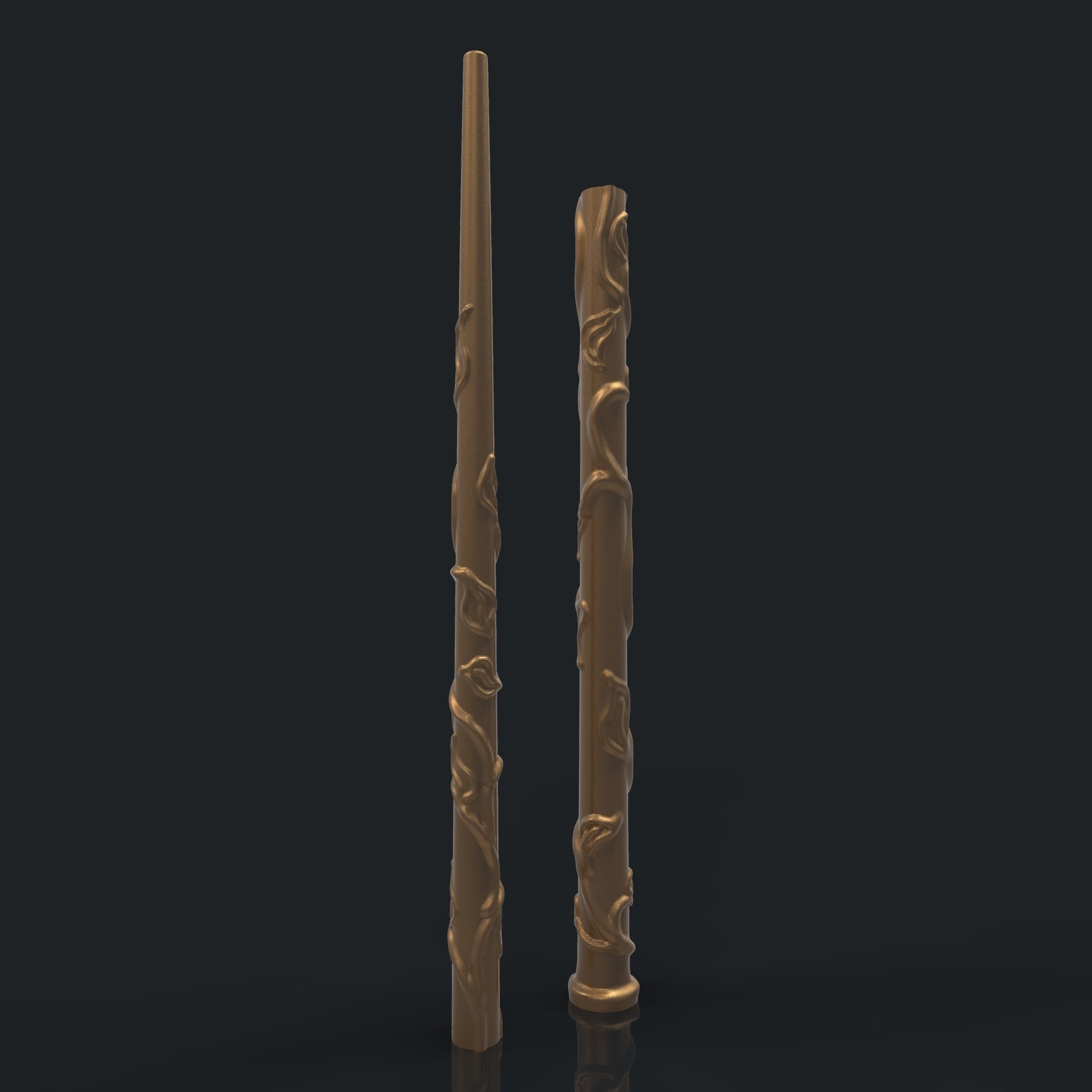 HERMIONE GRANGER WAND - HARRY POTTER 3D print model_10