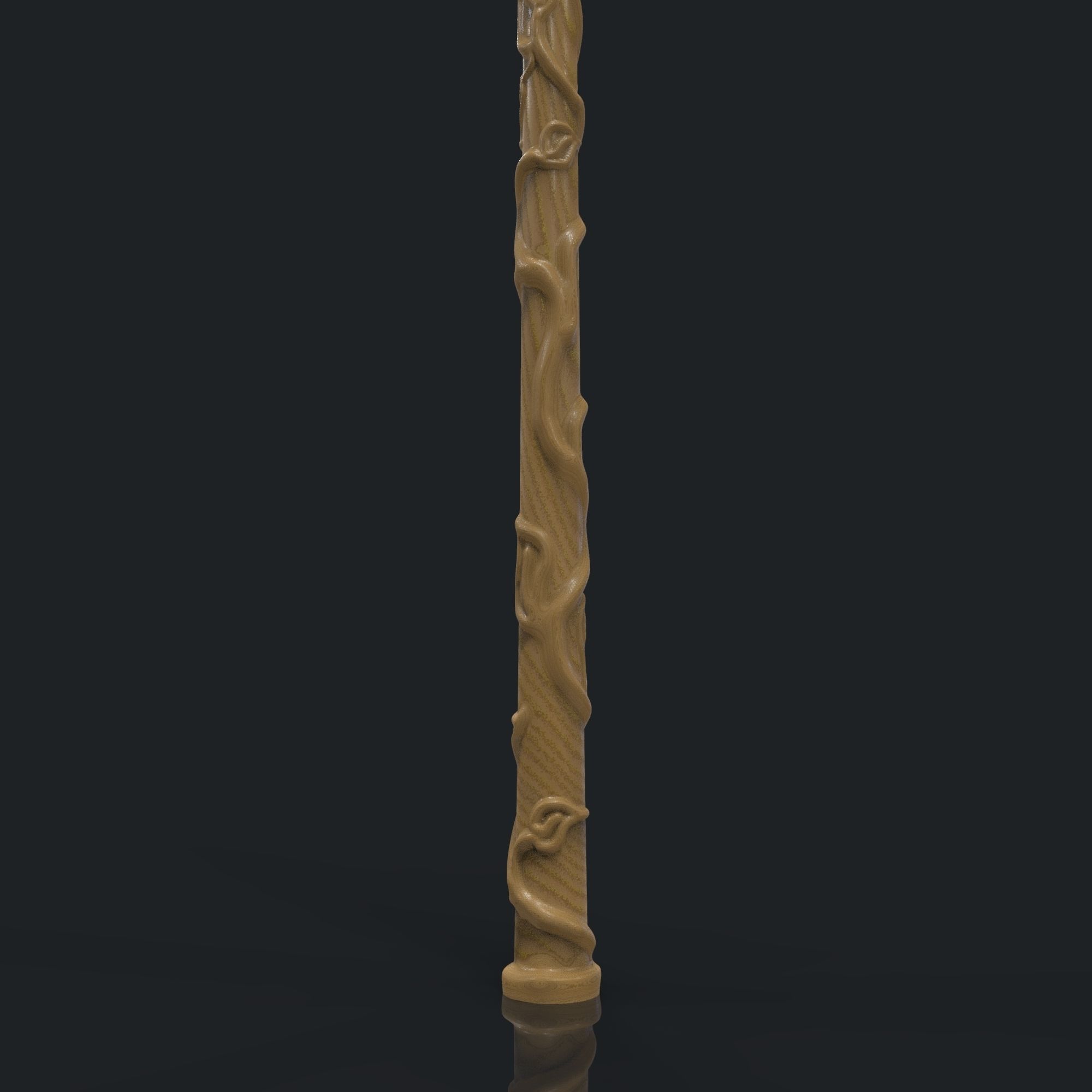 HERMIONE GRANGER WAND - HARRY POTTER 3D print model_13