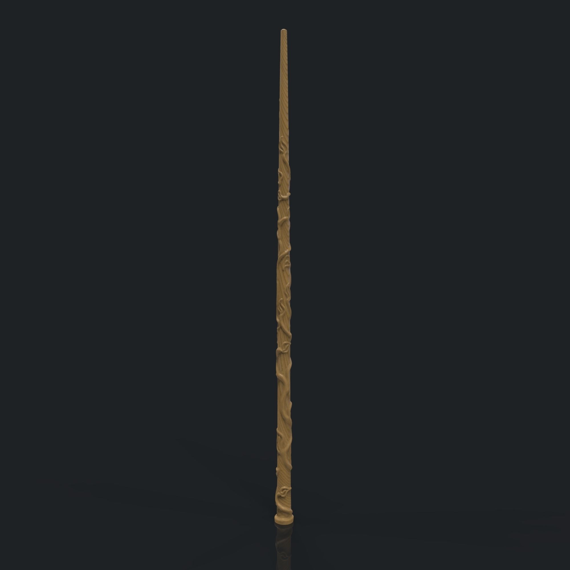 HERMIONE GRANGER WAND - HARRY POTTER 3D print model_4