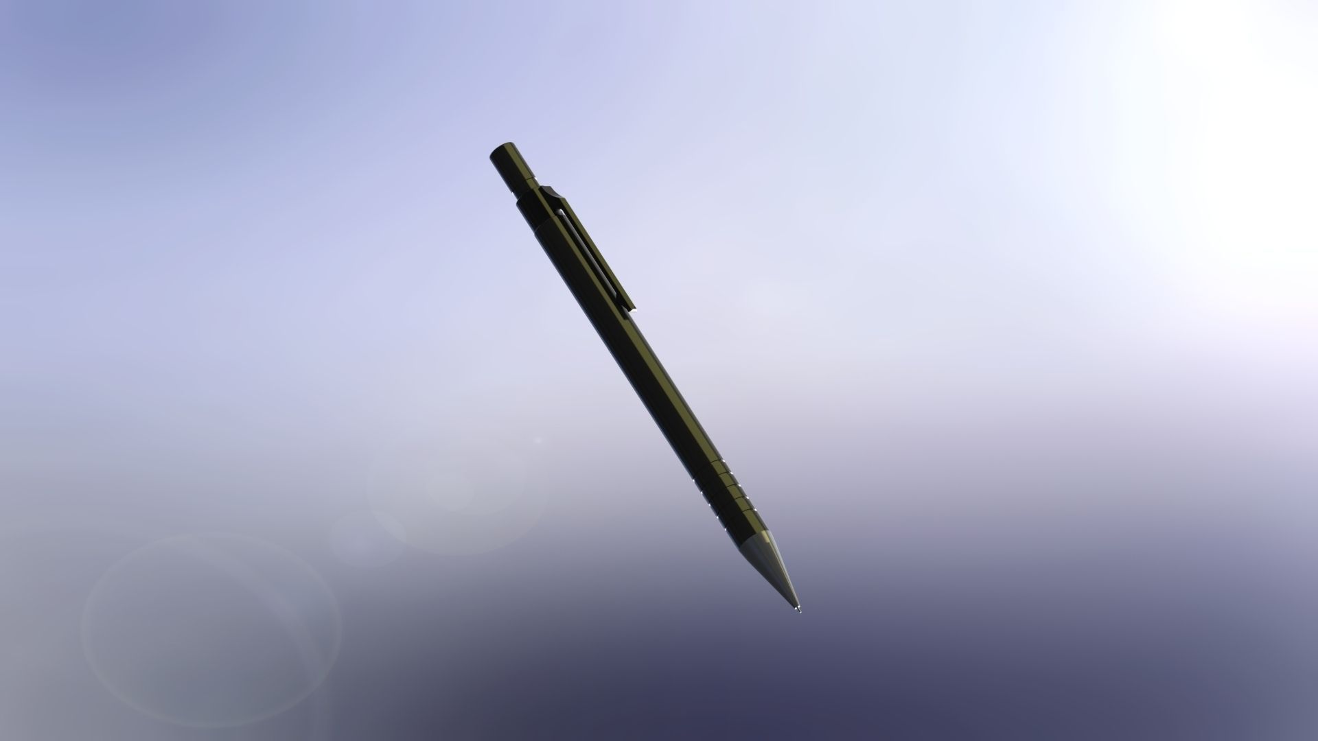 Portaminas pen Free 3D model_4