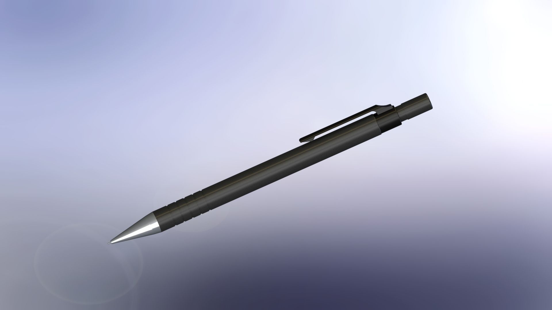 Portaminas pen Free 3D model_1
