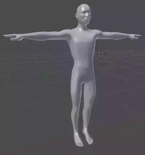 3D human model body 3D model