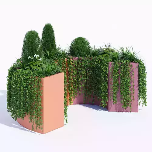 Modular Planters part 3 3D model