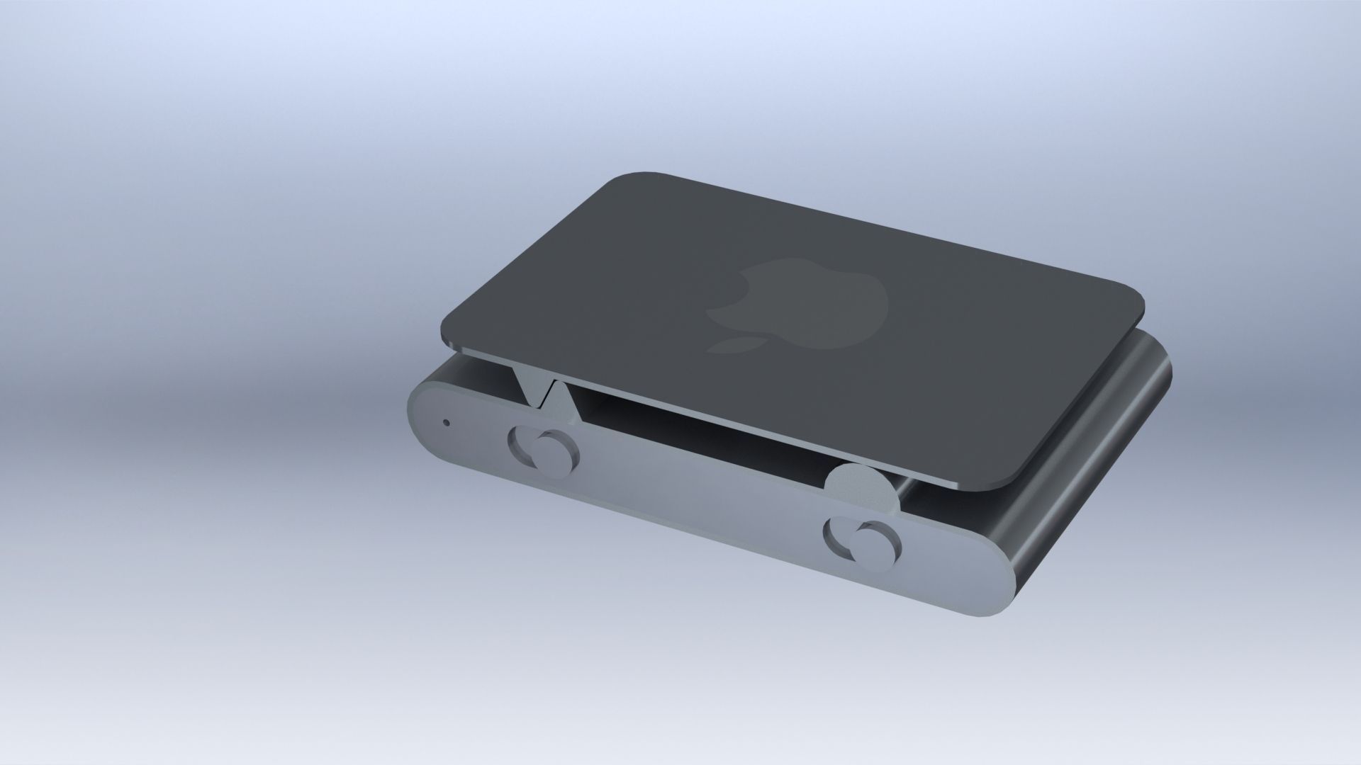 Ipod apple logo Free 3D model_2