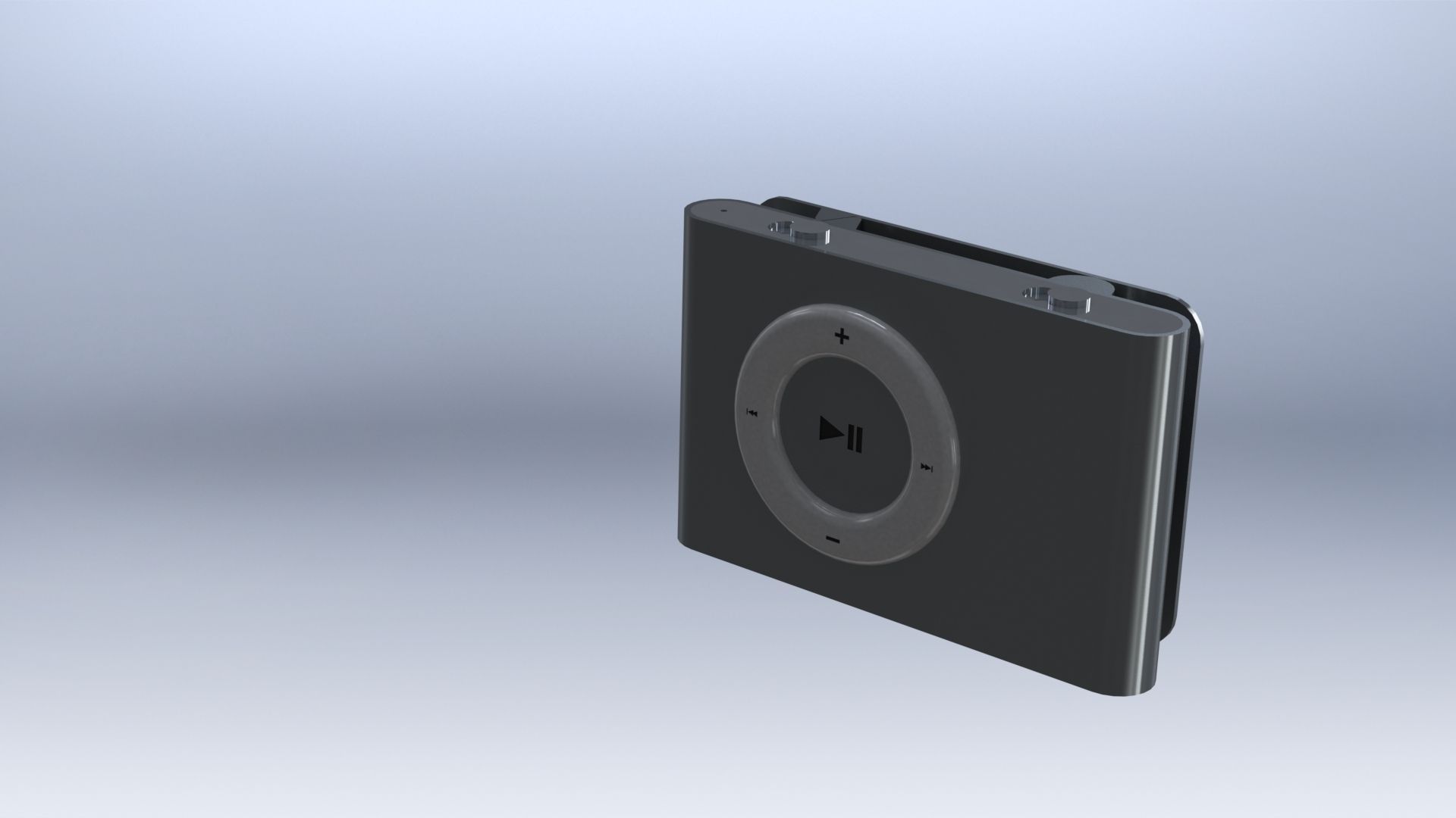 Ipod apple logo Free 3D model_4