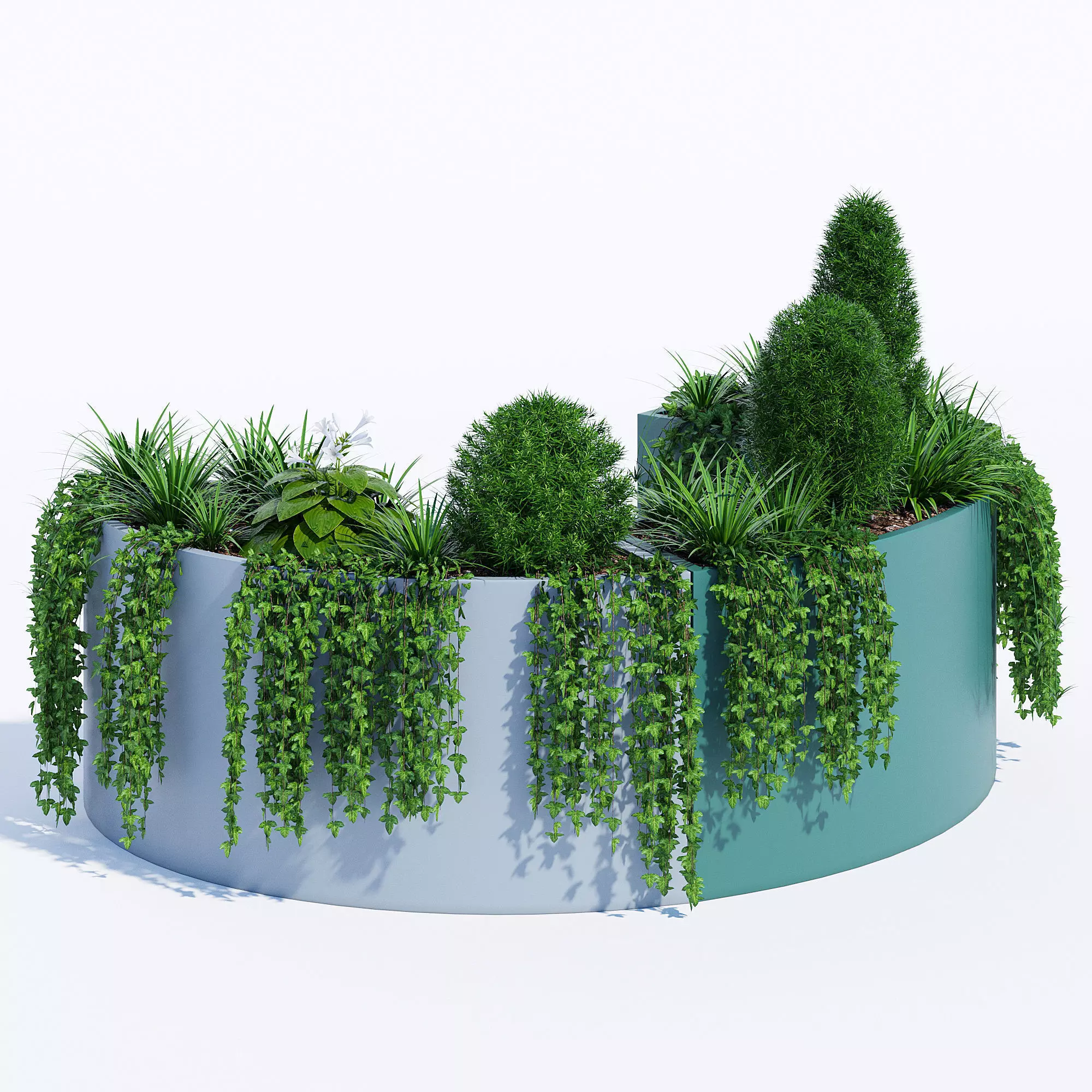 Modular Planters part 2 3D model_0