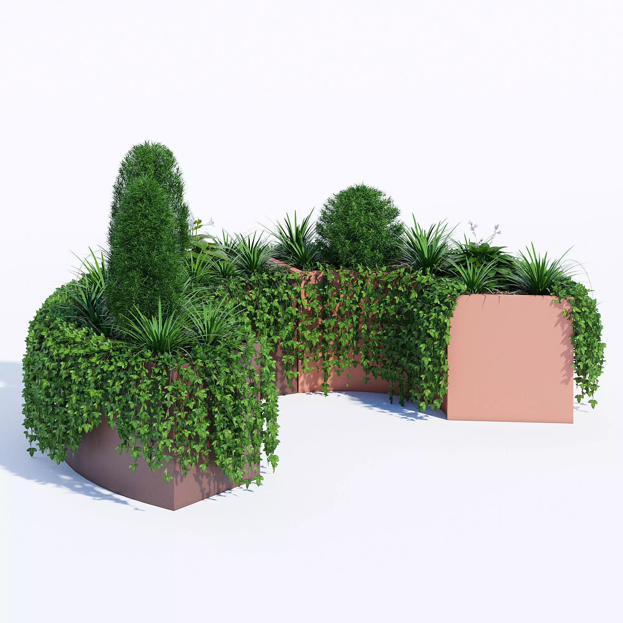 Modular Planters part 1 3D model_0