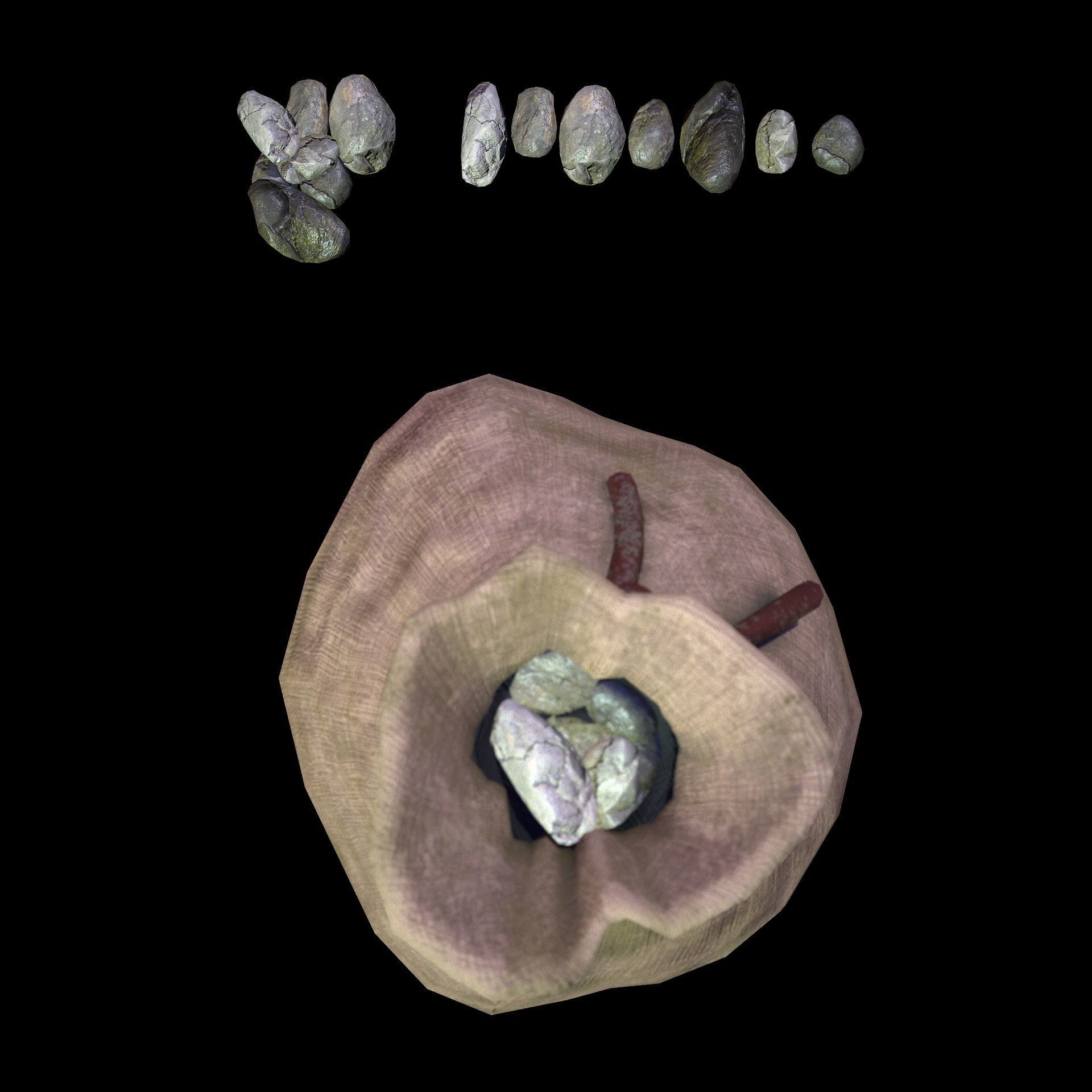 HIE Game Ready Thrown Weapon D180228 Low-poly 3D model_5