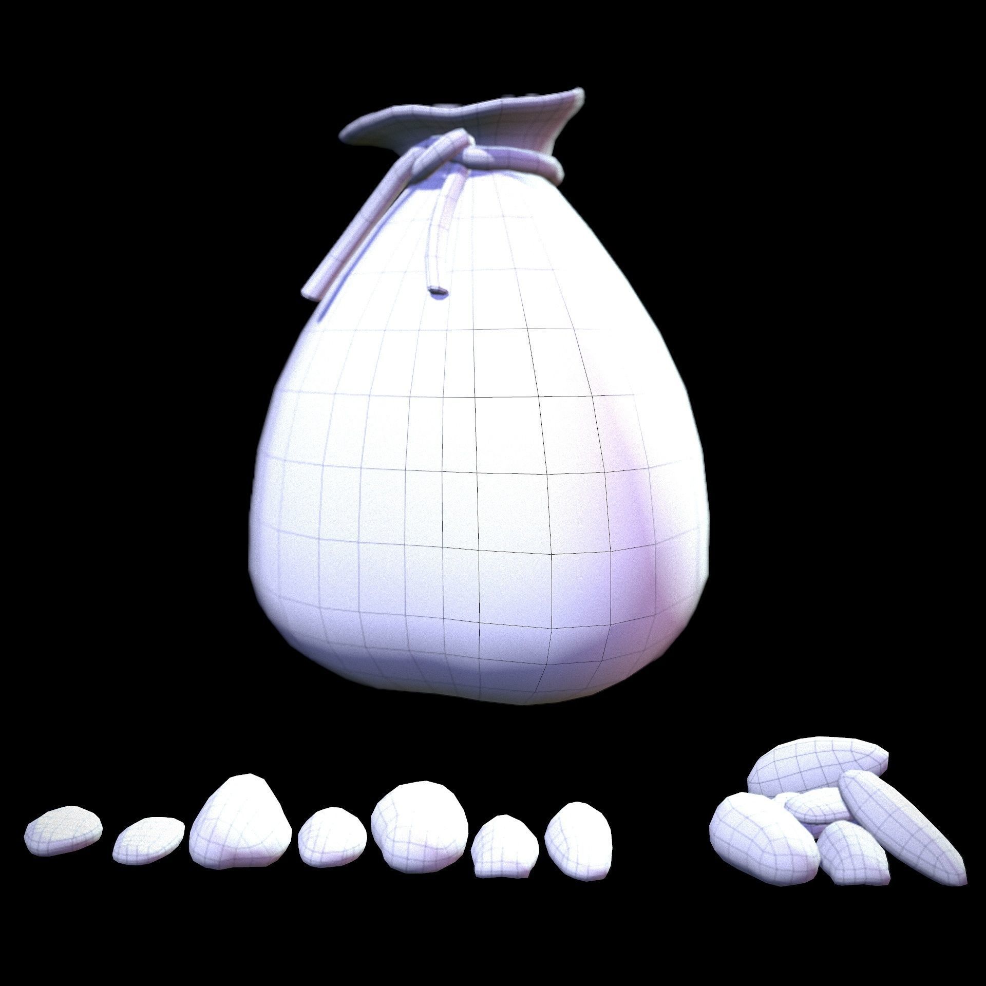 HIE Game Ready Thrown Weapon D180228 Low-poly 3D model_10