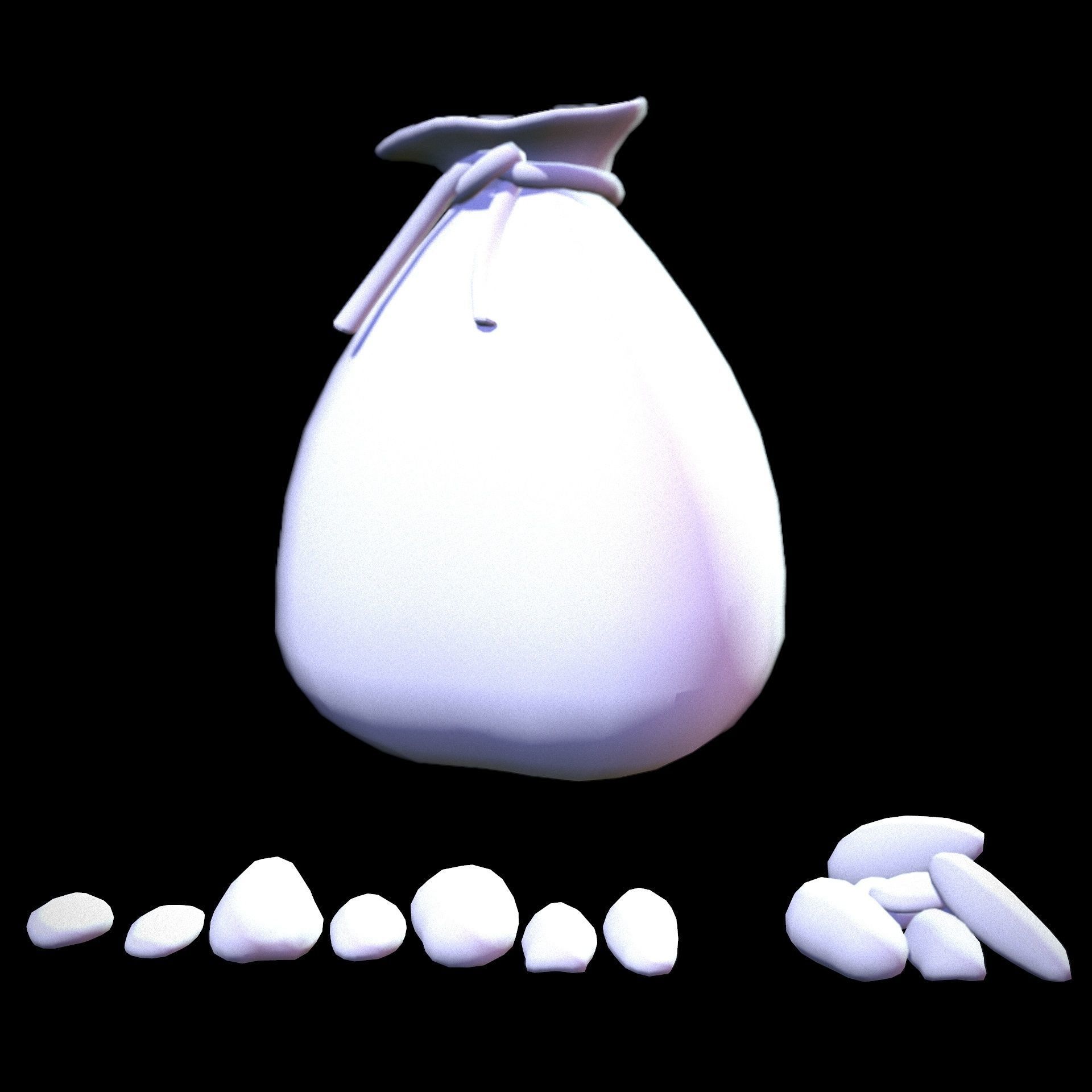 HIE Game Ready Thrown Weapon D180228 Low-poly 3D model_7