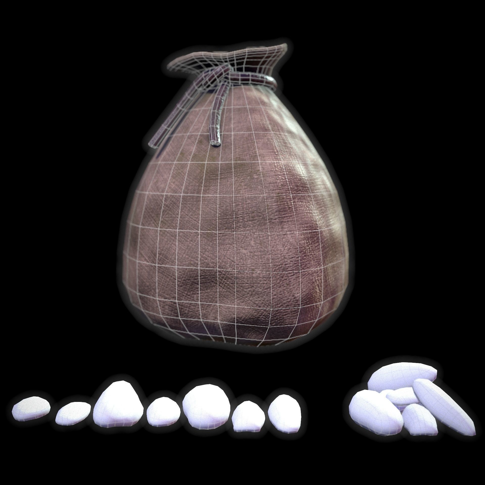 HIE Game Ready Thrown Weapon D180228 Low-poly 3D model_8