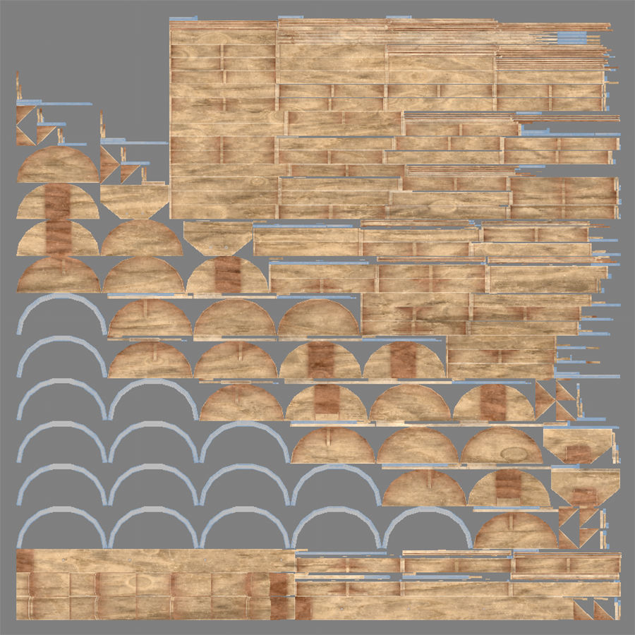 Bucket Shelves 3D model_11