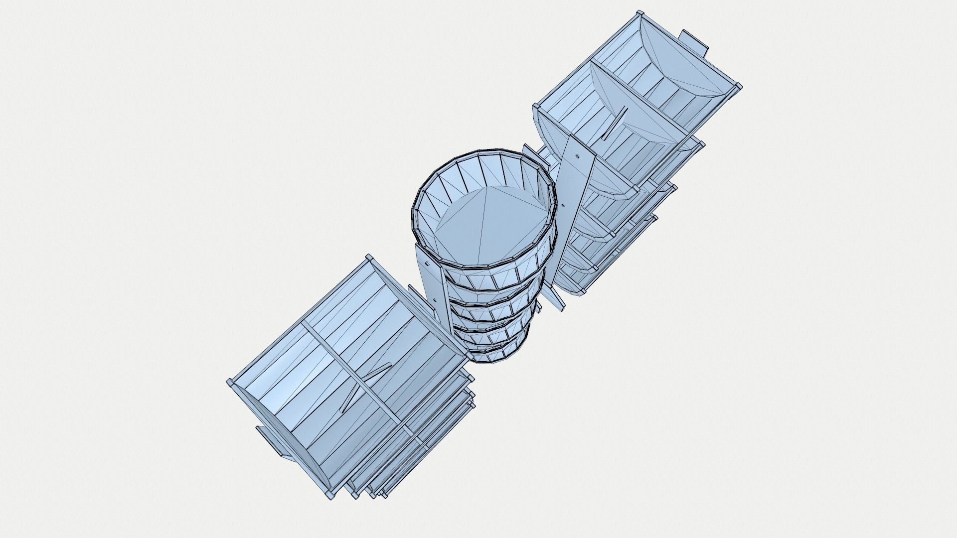 Bucket Shelves 3D model_8