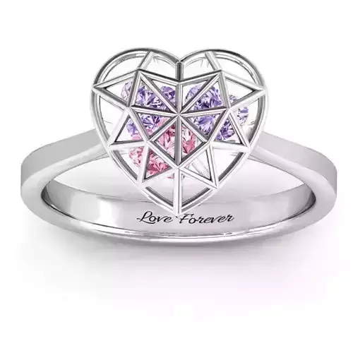 Diamond Heart Ring