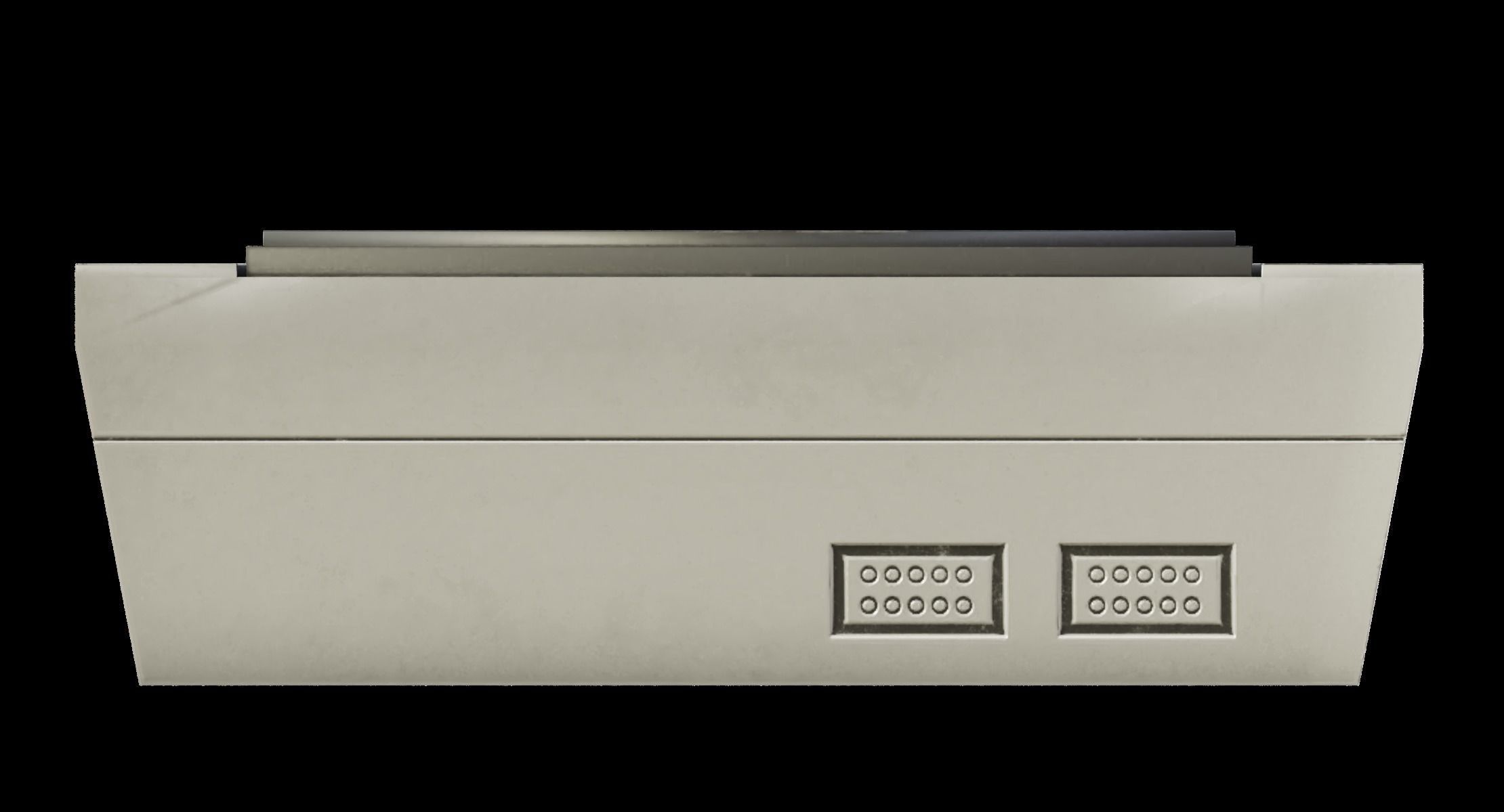 Printer - Low Poly Free 3D model_4