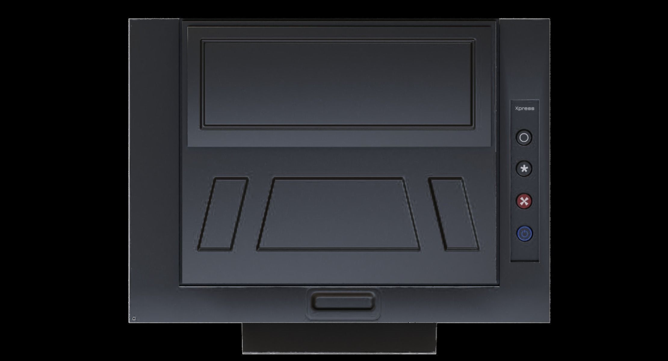 Printer - Low Poly Free 3D model_5