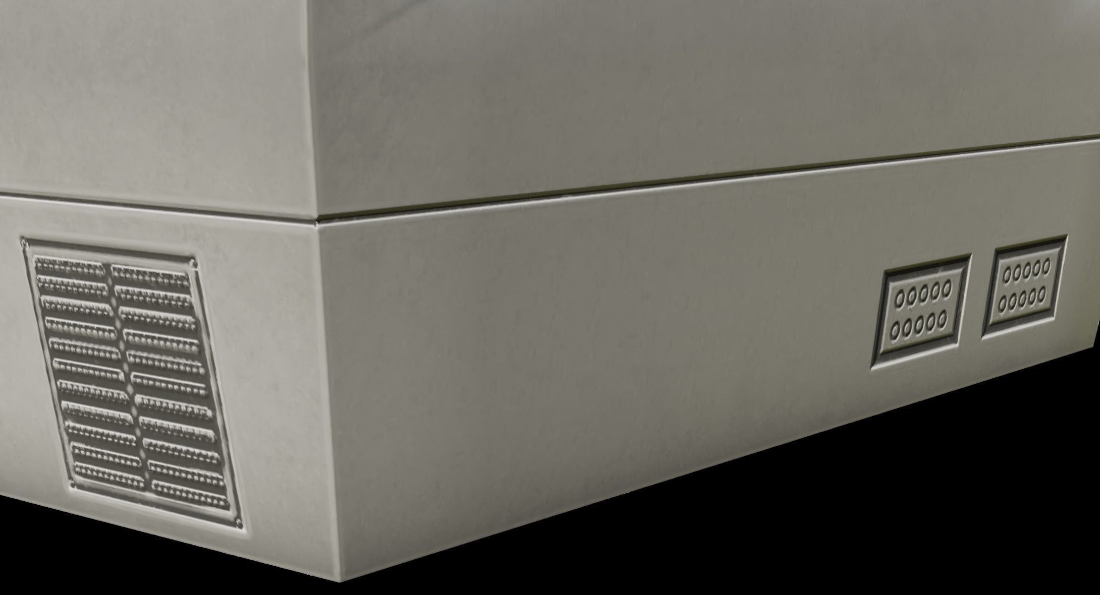 Printer - Low Poly Free 3D model_14