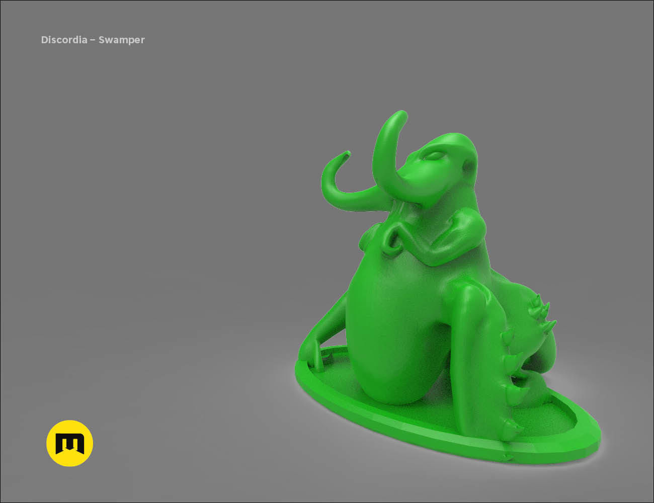 Discordia Forest board game figures 3D print model_8