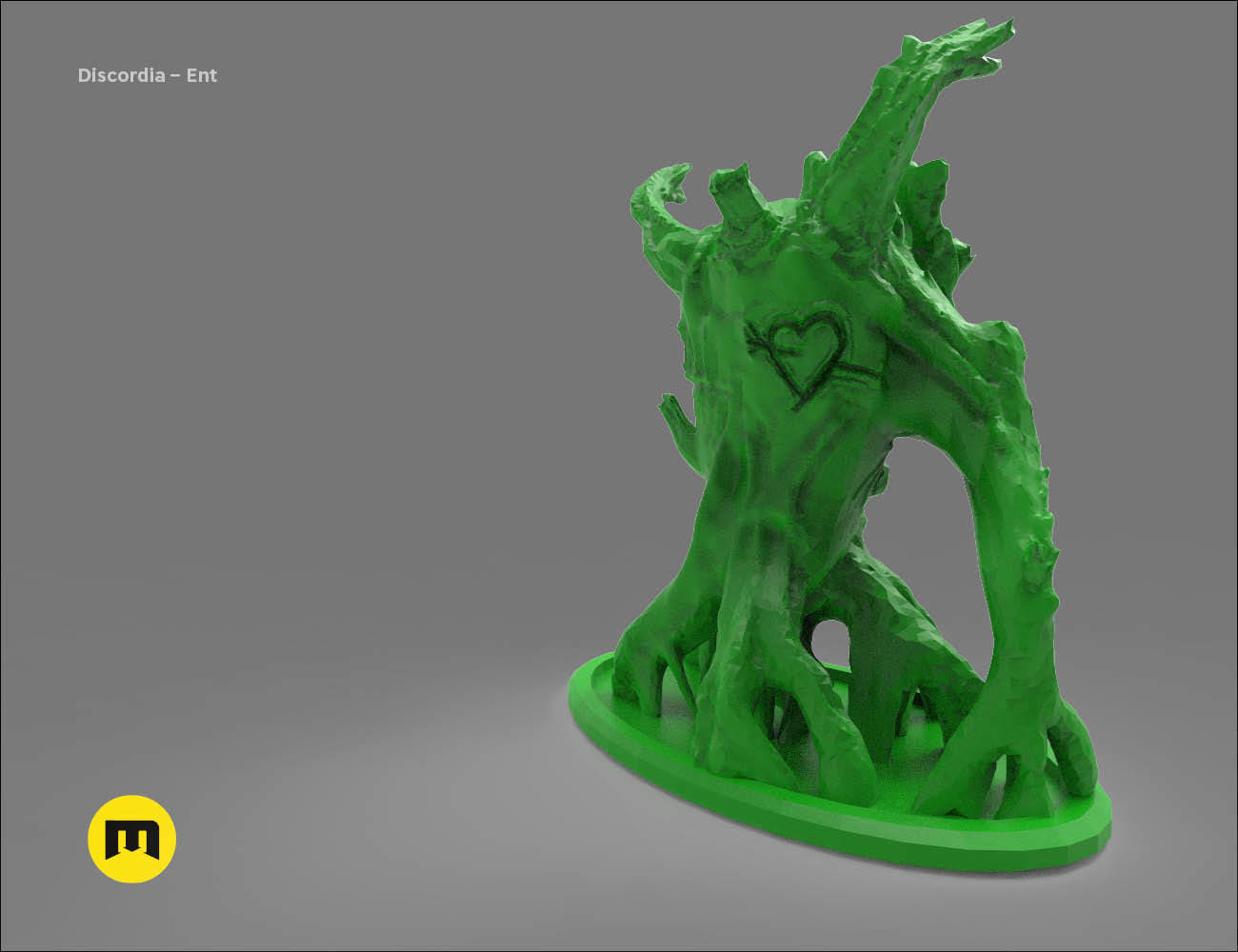 Discordia Forest board game figures 3D print model_6