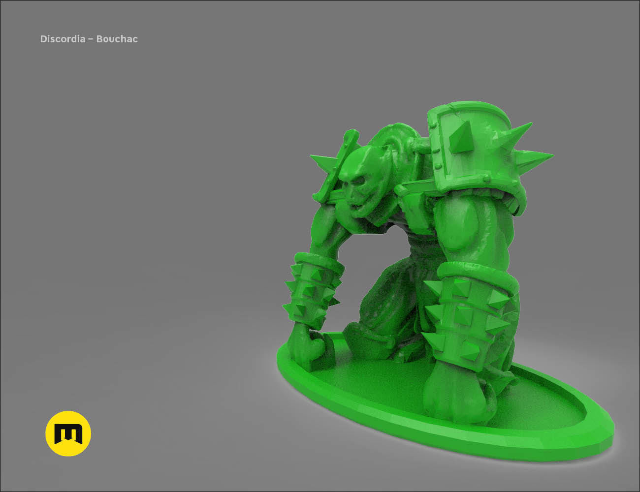 Discordia Forest board game figures 3D print model_2
