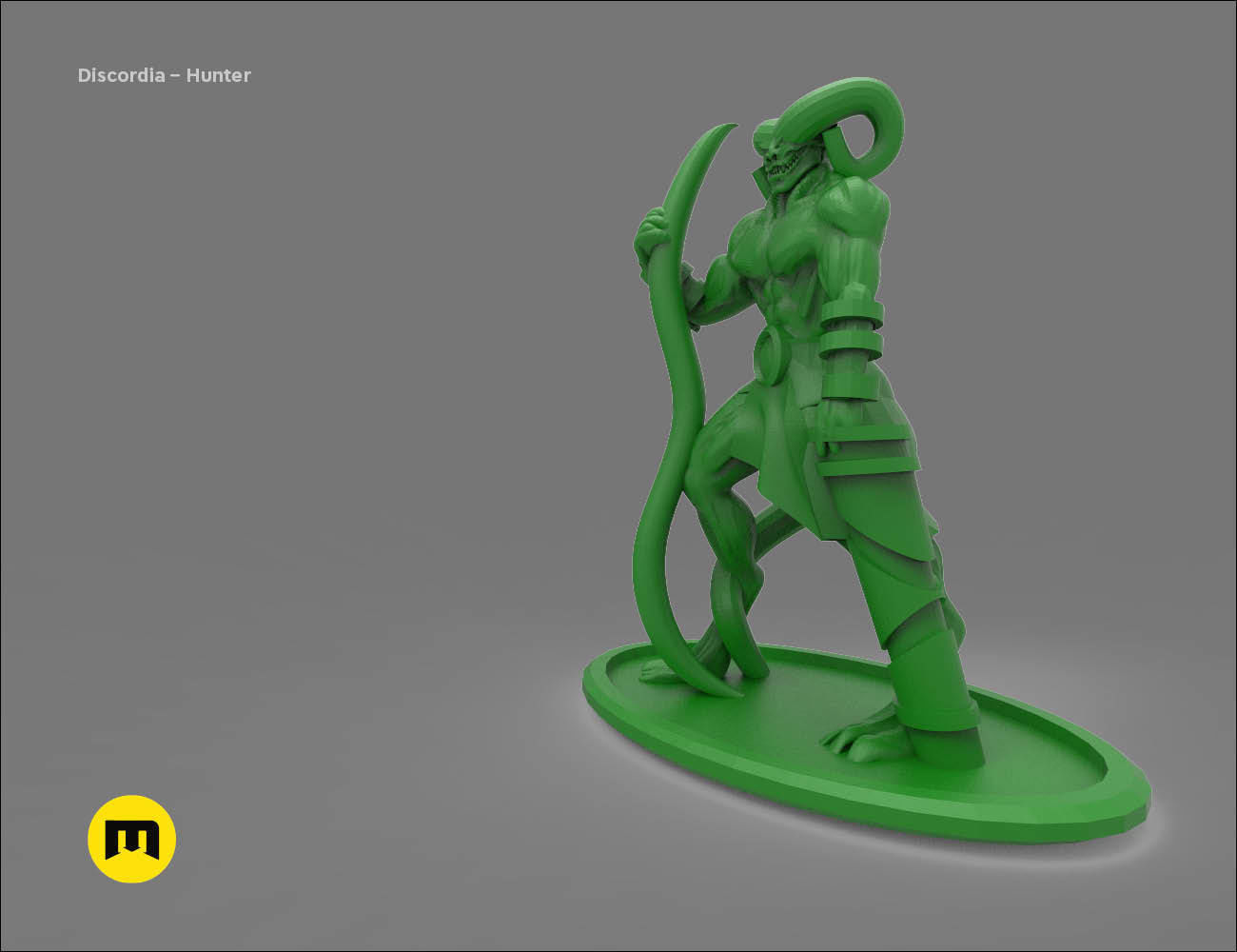 Discordia Forest board game figures 3D print model_14