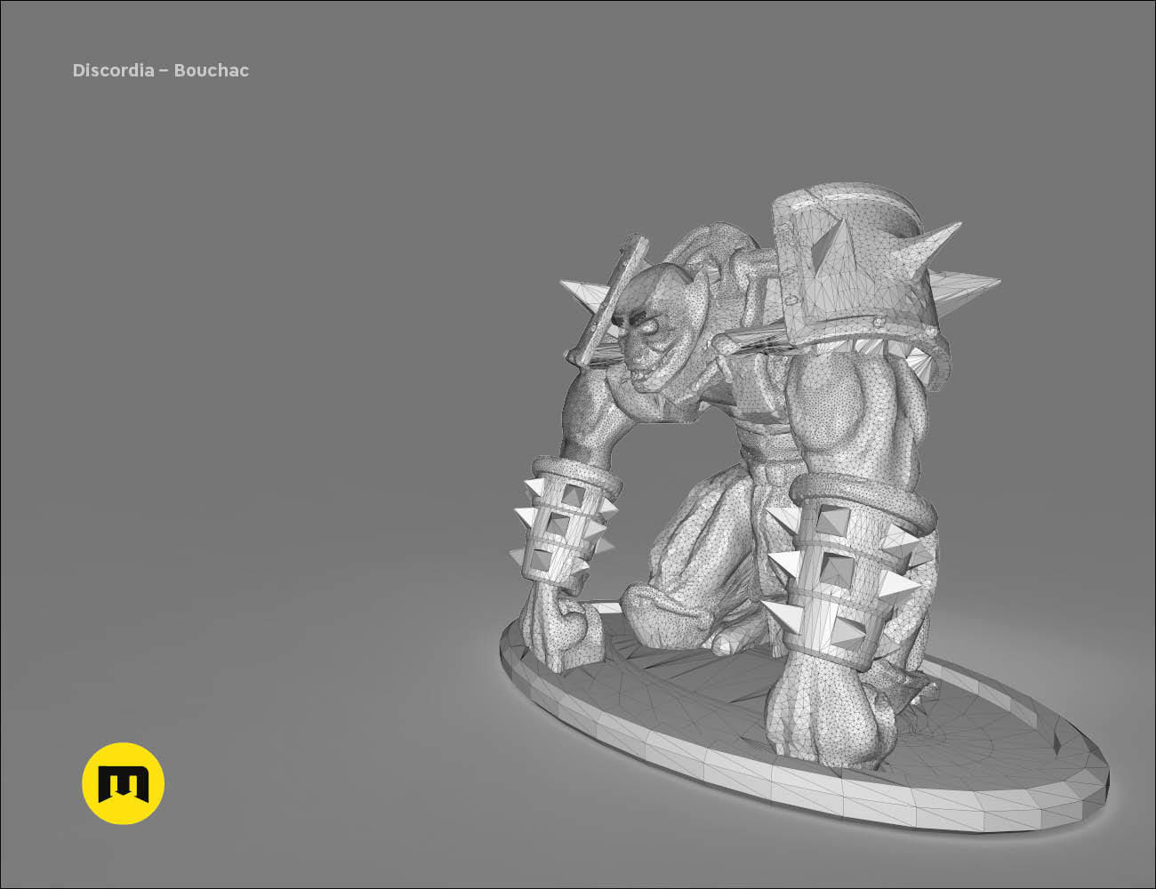 Discordia Forest board game figures 3D print model_4