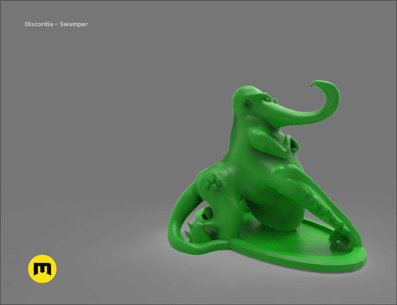 Discordia Forest board game figures 3D print model_9