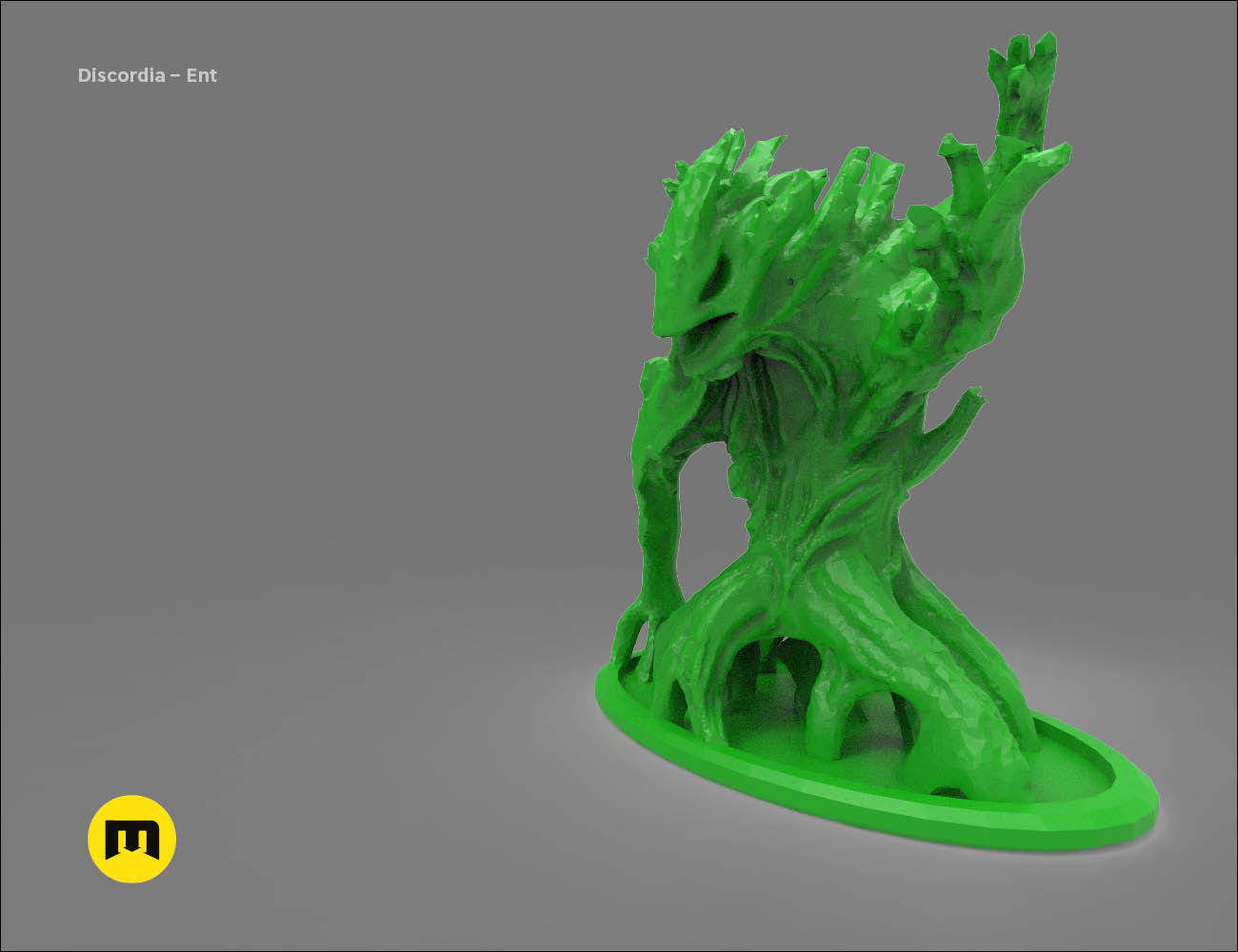 Discordia Forest board game figures 3D print model_5
