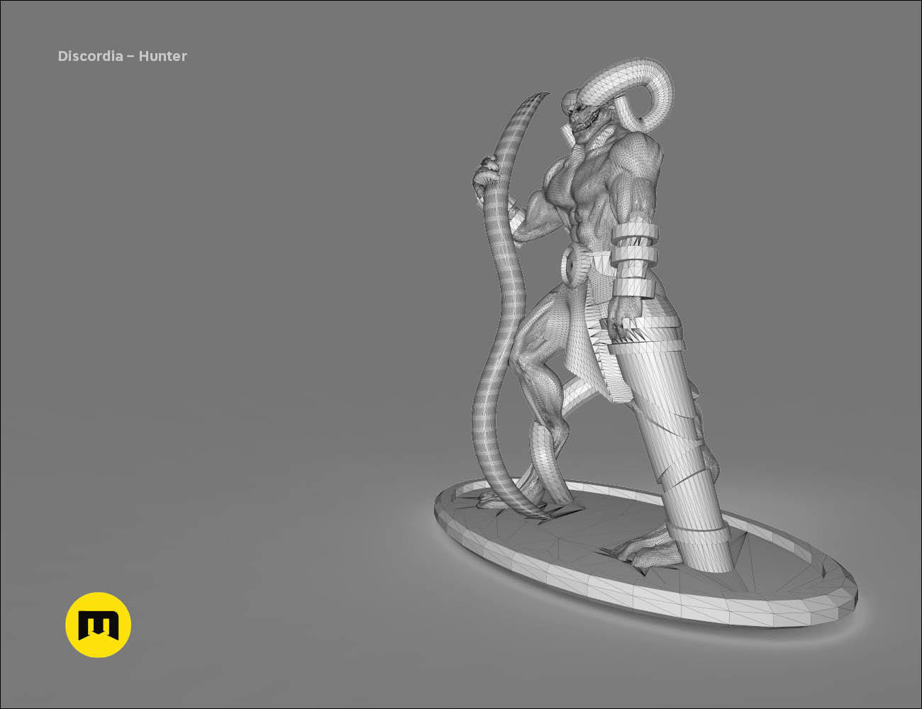 Discordia Forest board game figures 3D print model_16