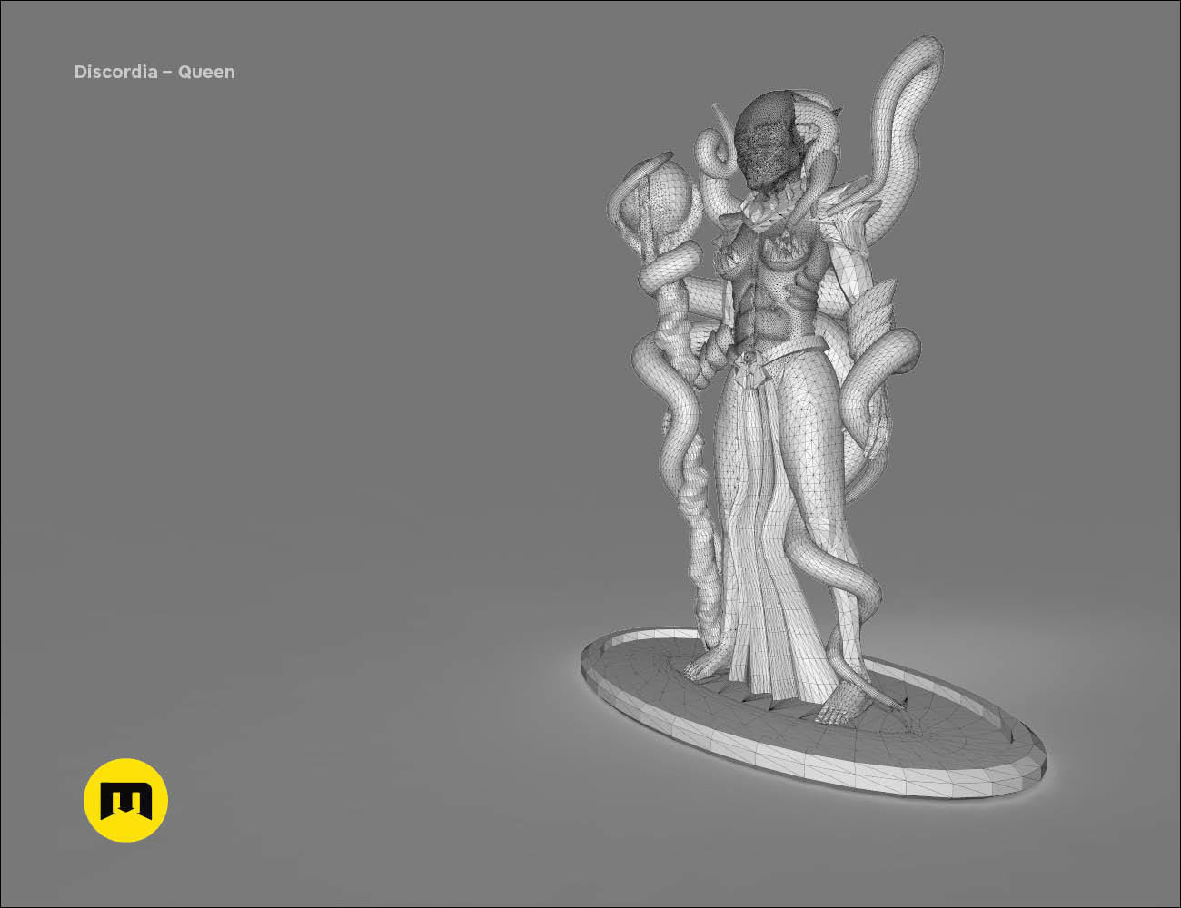 Discordia Forest board game figures 3D print model_13